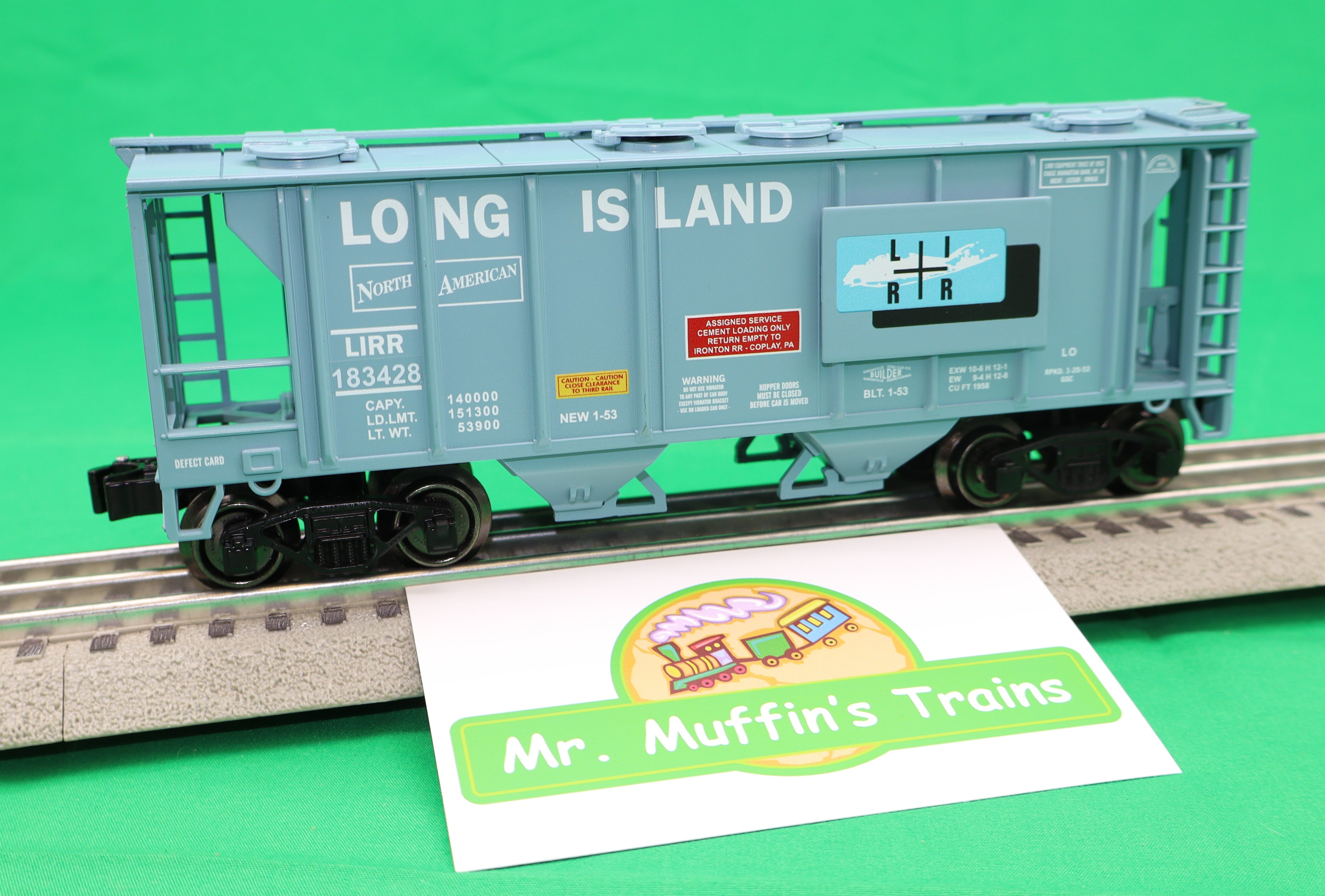 Ready Made Trains RMT-86311 - 2-Bay Covered Hopper Car "Long Island"