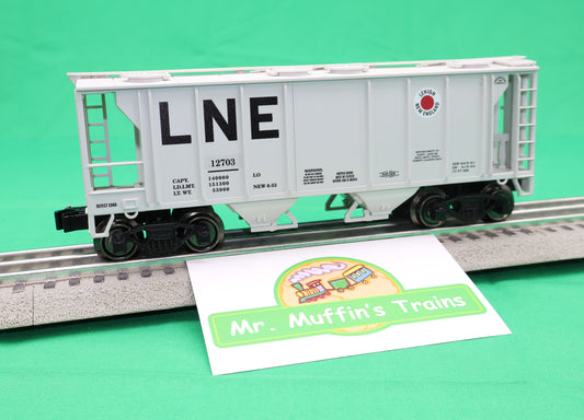 Ready Made Trains RMT-86379 - 2-Bay Covered Hopper Car "Lehigh & New England"