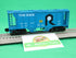 Ready Made Trains RMT-86340 - 2-Bay Covered Hopper Car "Rock Island" (The Rock)