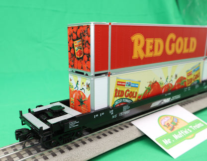 MTH 20-95787 - Premier - Husky Stack Car "Norfolk Southern" #157861 - Custom Run for MrMuffin'sTrains