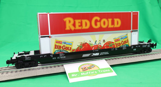 MTH 20-95786 - Premier - Husky Stack Car "Norfolk Southern" #157858 - Custom Run for MrMuffin'sTrains