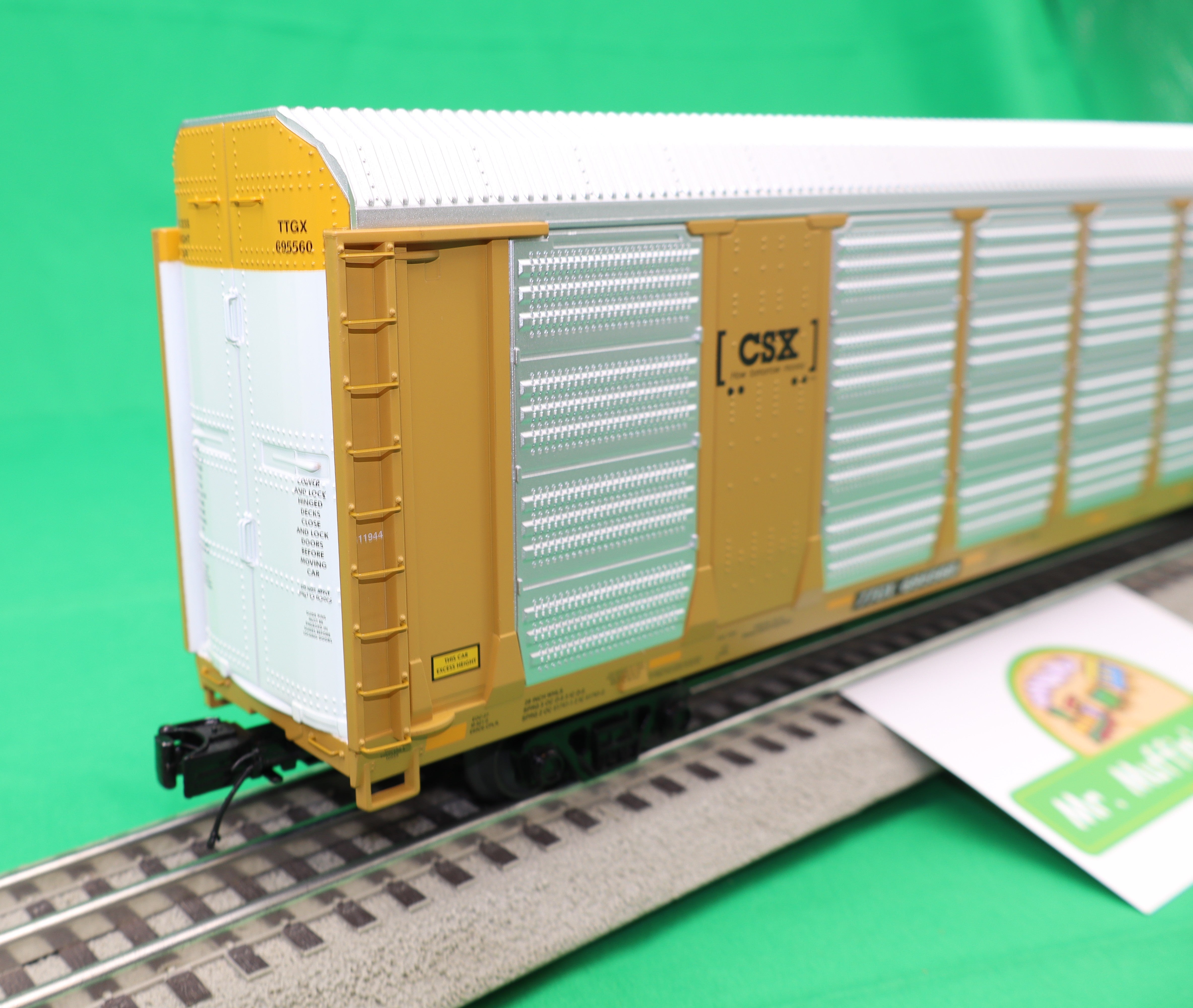 MTH 20-95818 - Premier - Corrugated Auto Carrier "CSX"
