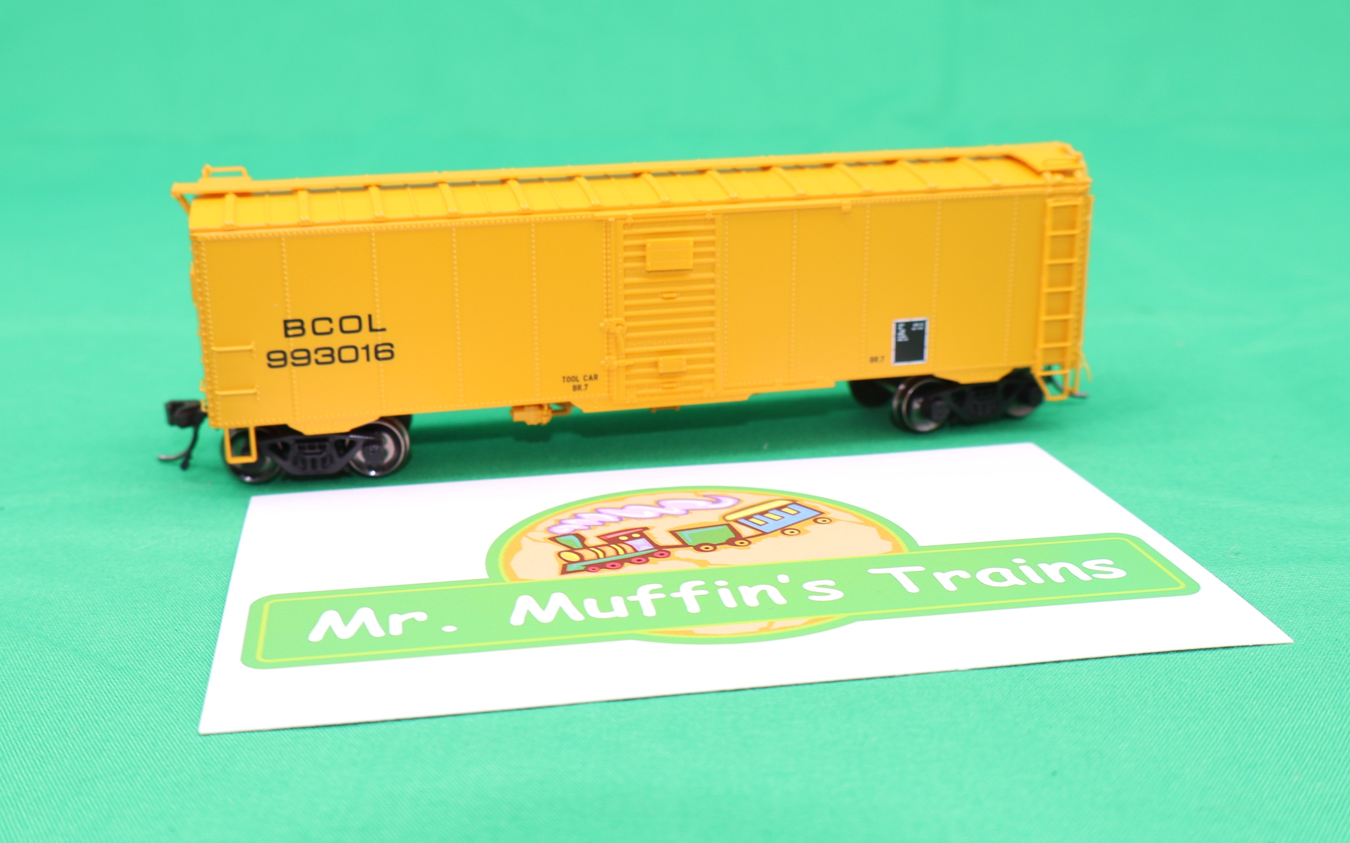 Atlas HO 20007907 - Master - Minibox Box Car "British Columbia" #993016 (BCOL MoW)