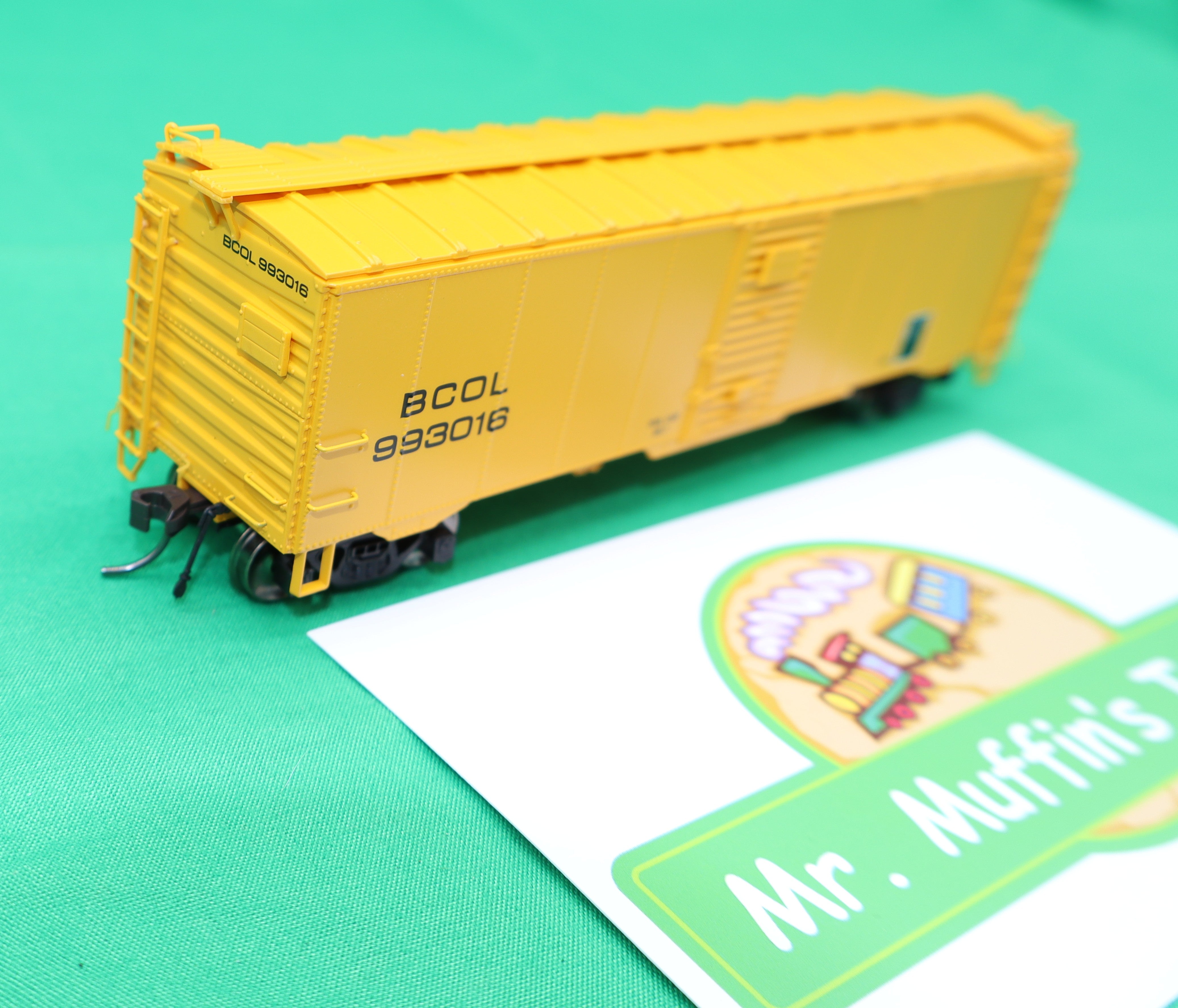 Atlas HO 20007907 - Master - Minibox Box Car "British Columbia" #993016 (BCOL MoW)