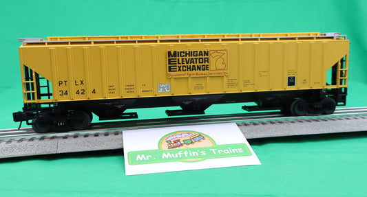 Atlas O 2001690 - Trainman - PS-4750 Covered Hopper Car "Michigan Elevator Exchange" (2-Rail) - MrMuffin'sTrains