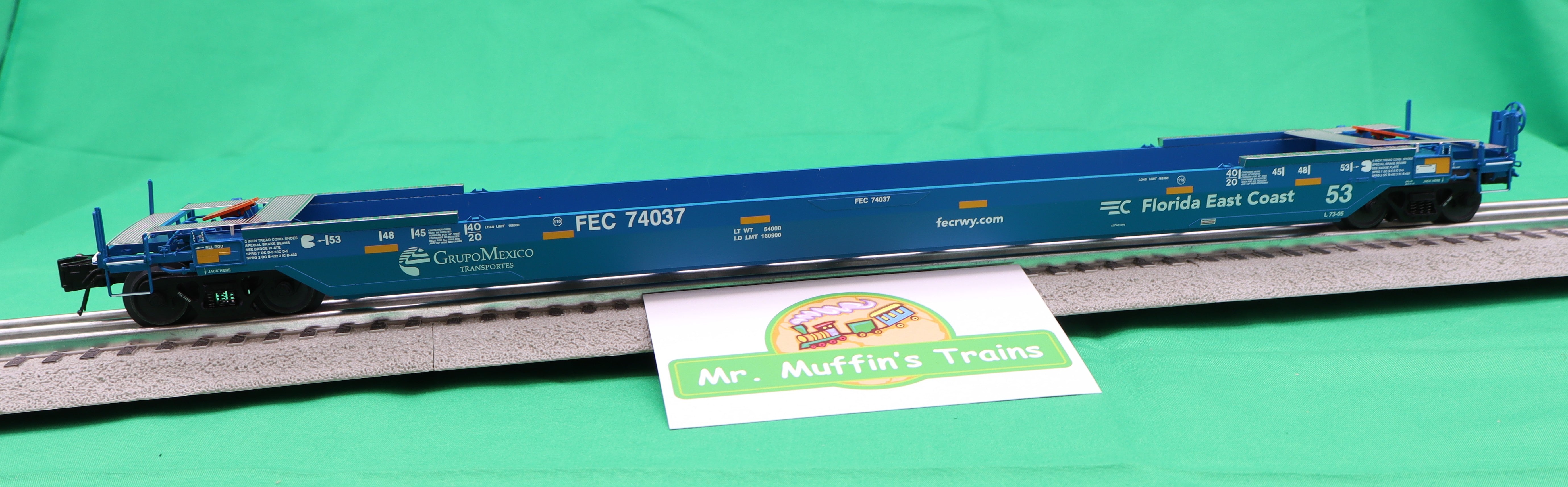 Atlas O 3001762 - Master - 53' Rebuilt Well Car “Florida East Coast”