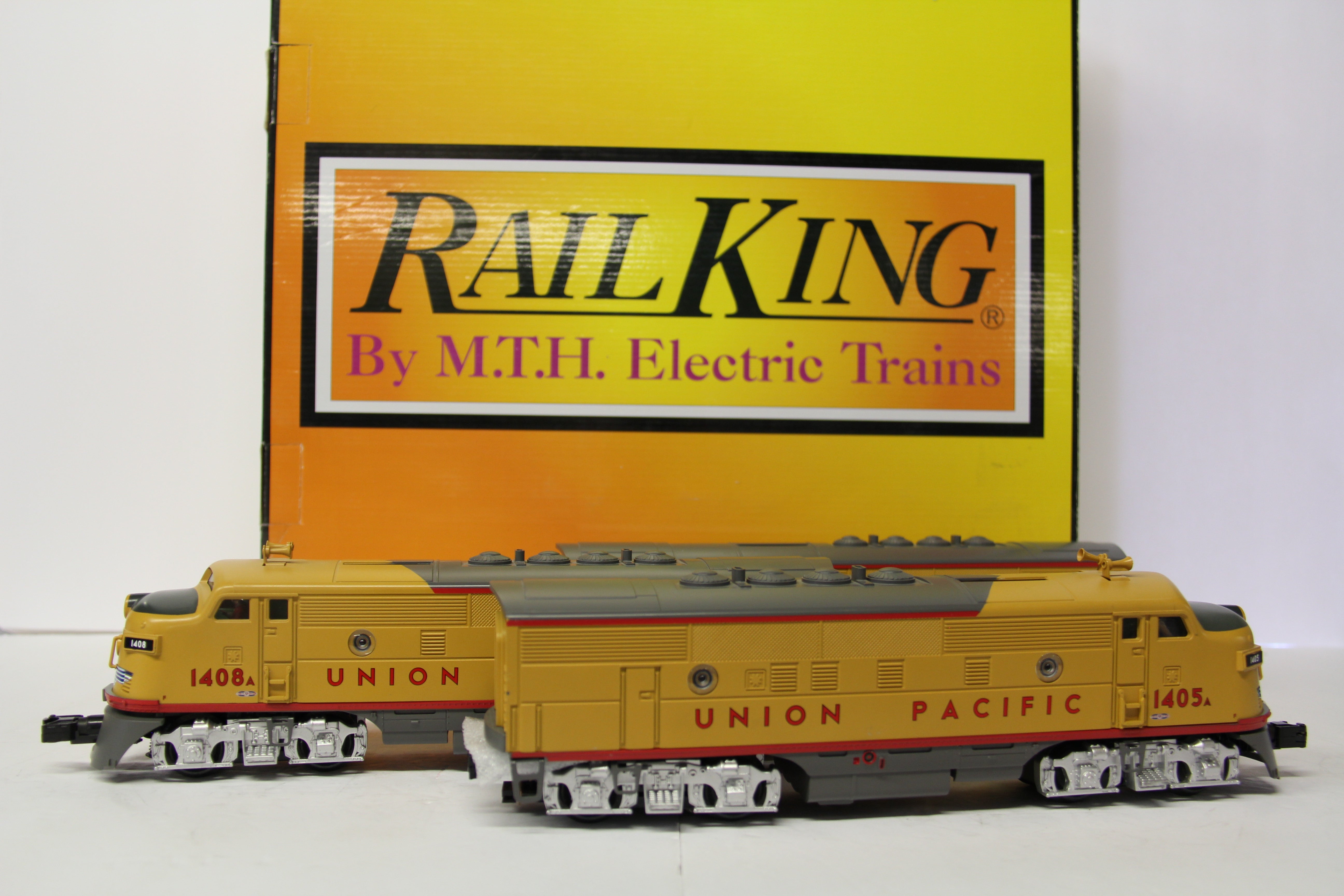 Rail King 30-20667-1 Union Pacific F-3 ABA Diesel Engine Set-Second hand-M6585