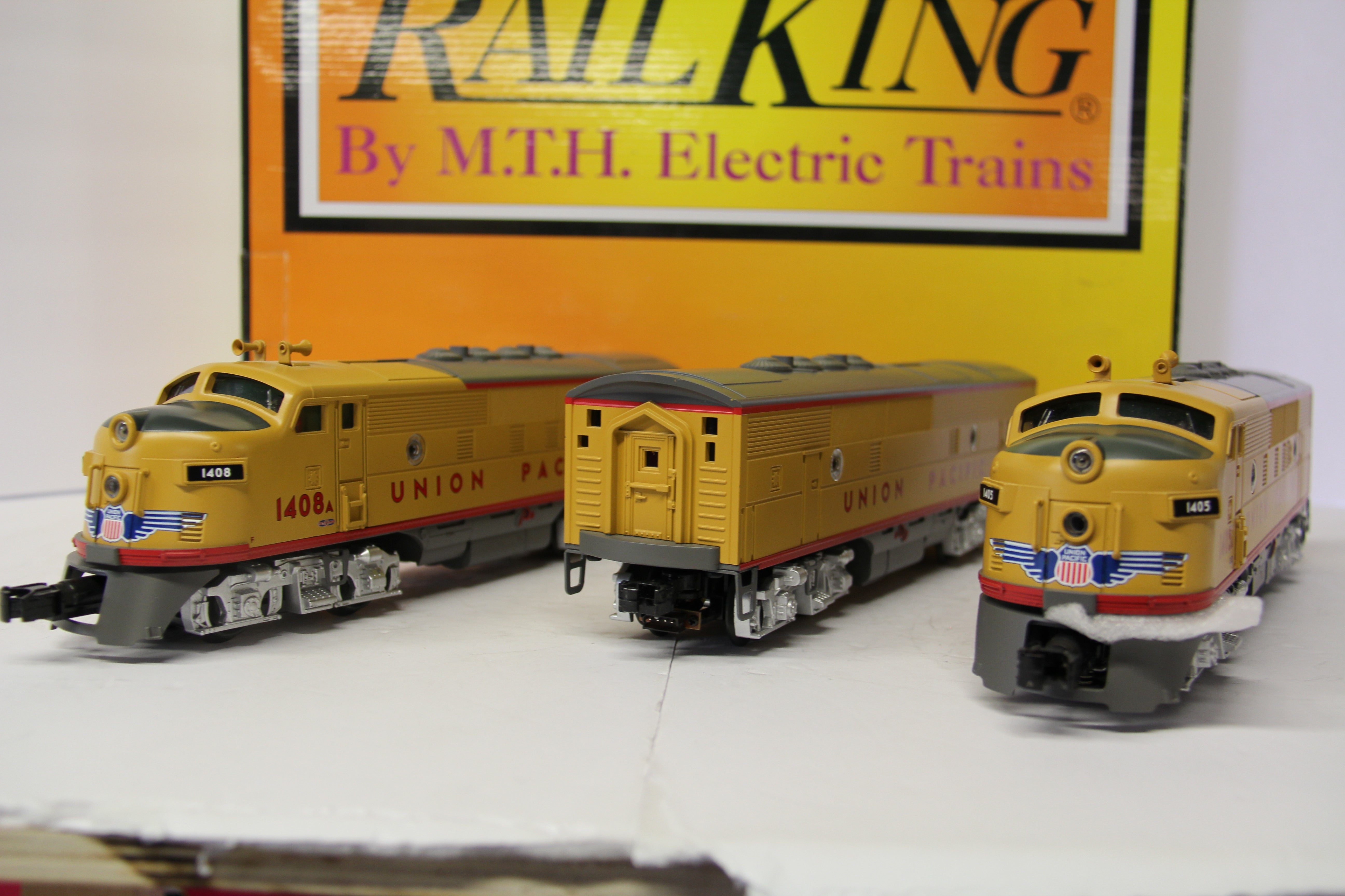 Rail King 30-20667-1 Union Pacific F-3 ABA Diesel Engine Set-Second hand-M6585