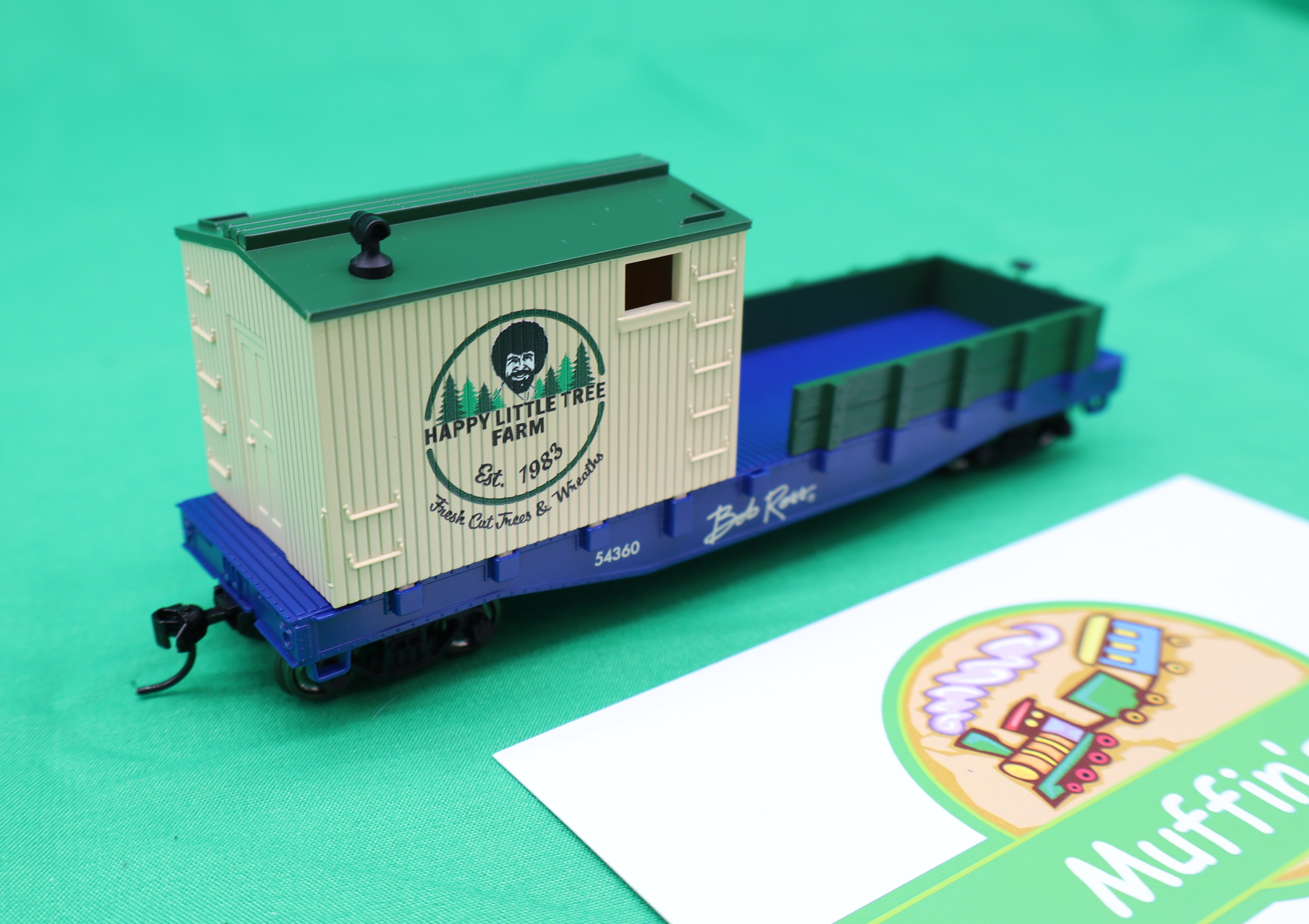 Lionel HO 2554360 -Bob Ross - Work Caboose "Bob Ross"