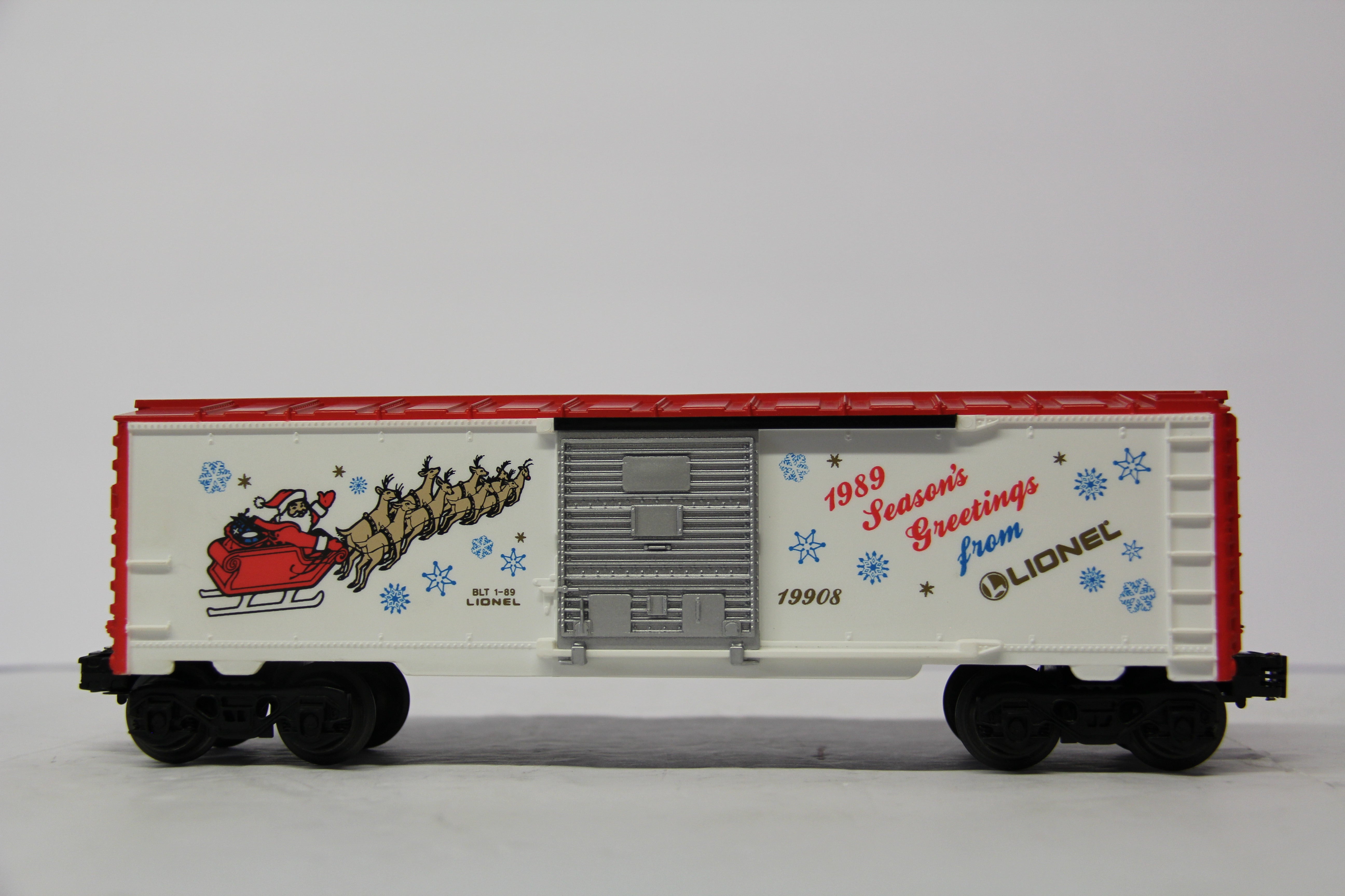Lionel 6-19908 -1989 Christmas Car-Second hand-M6802
