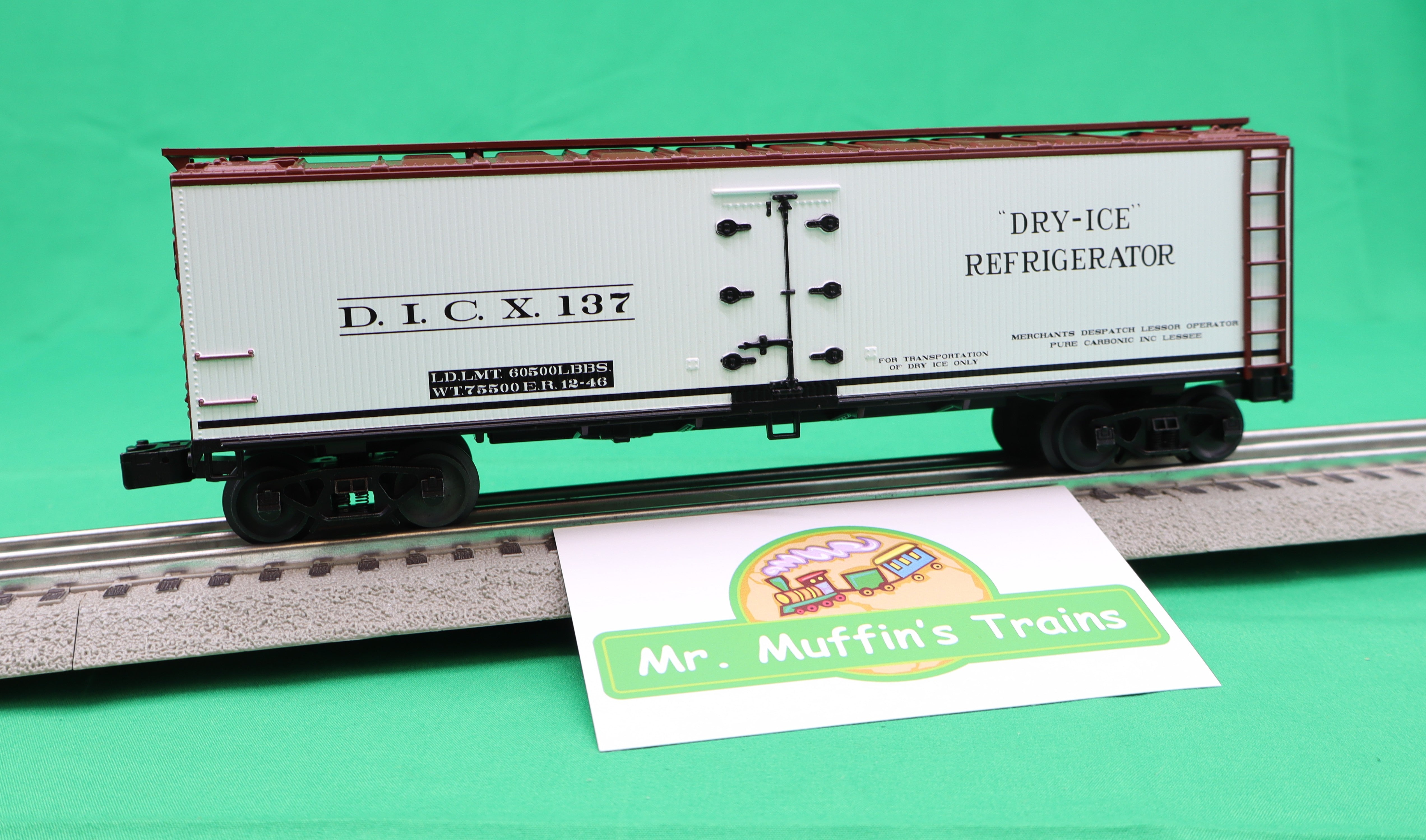 Lionel 2642021 - Woodside Reefer Car "Dry Ice" #125