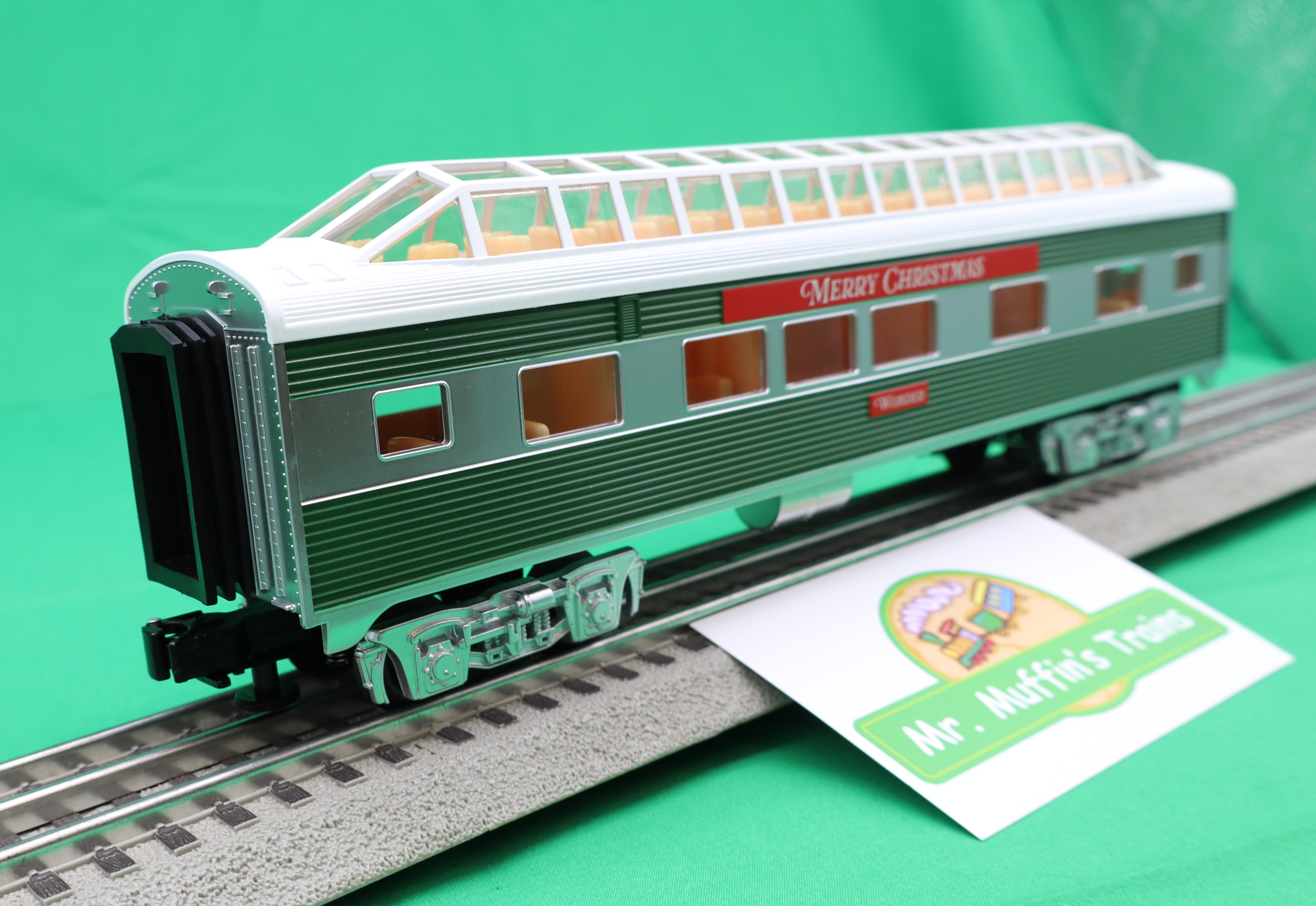 Lionel 2627090 - Full Vista Dome Passenger Car "Merry Christmas" #Wonder