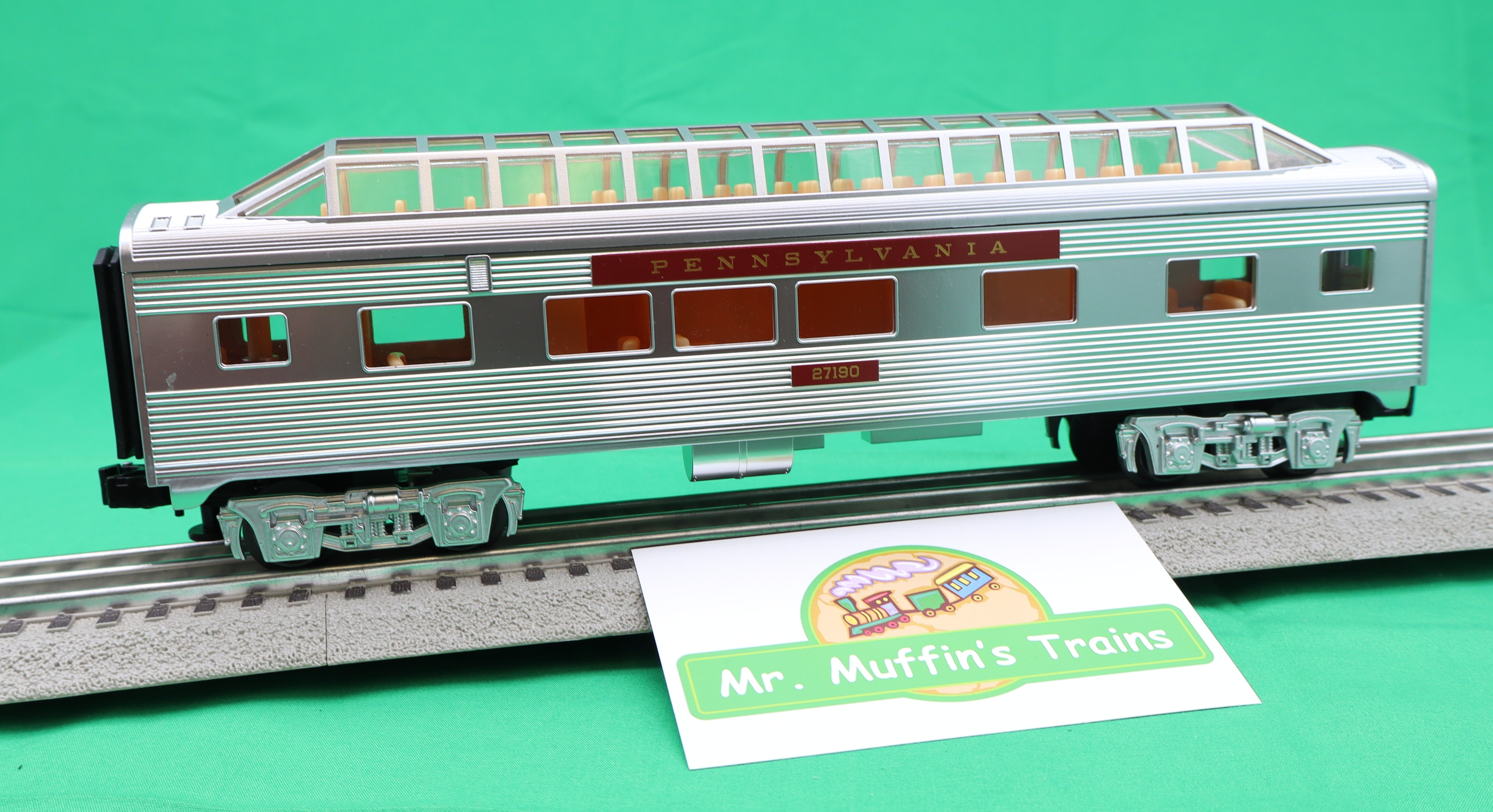 Lionel 2627190 - Full Vista Dome Passenger Car "Pennsylvania" #27190