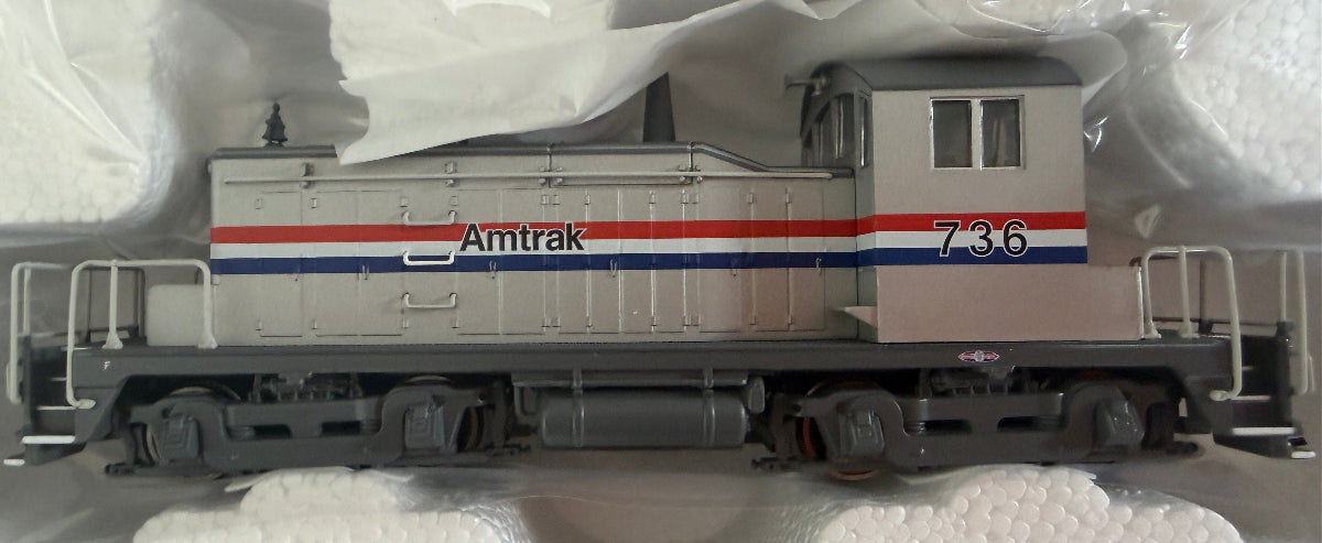Walthers HO 910-19236 - Mainline - EMD SW1 Diesel Locomotive "Amtrak" #732 (w/DCC/Sound)