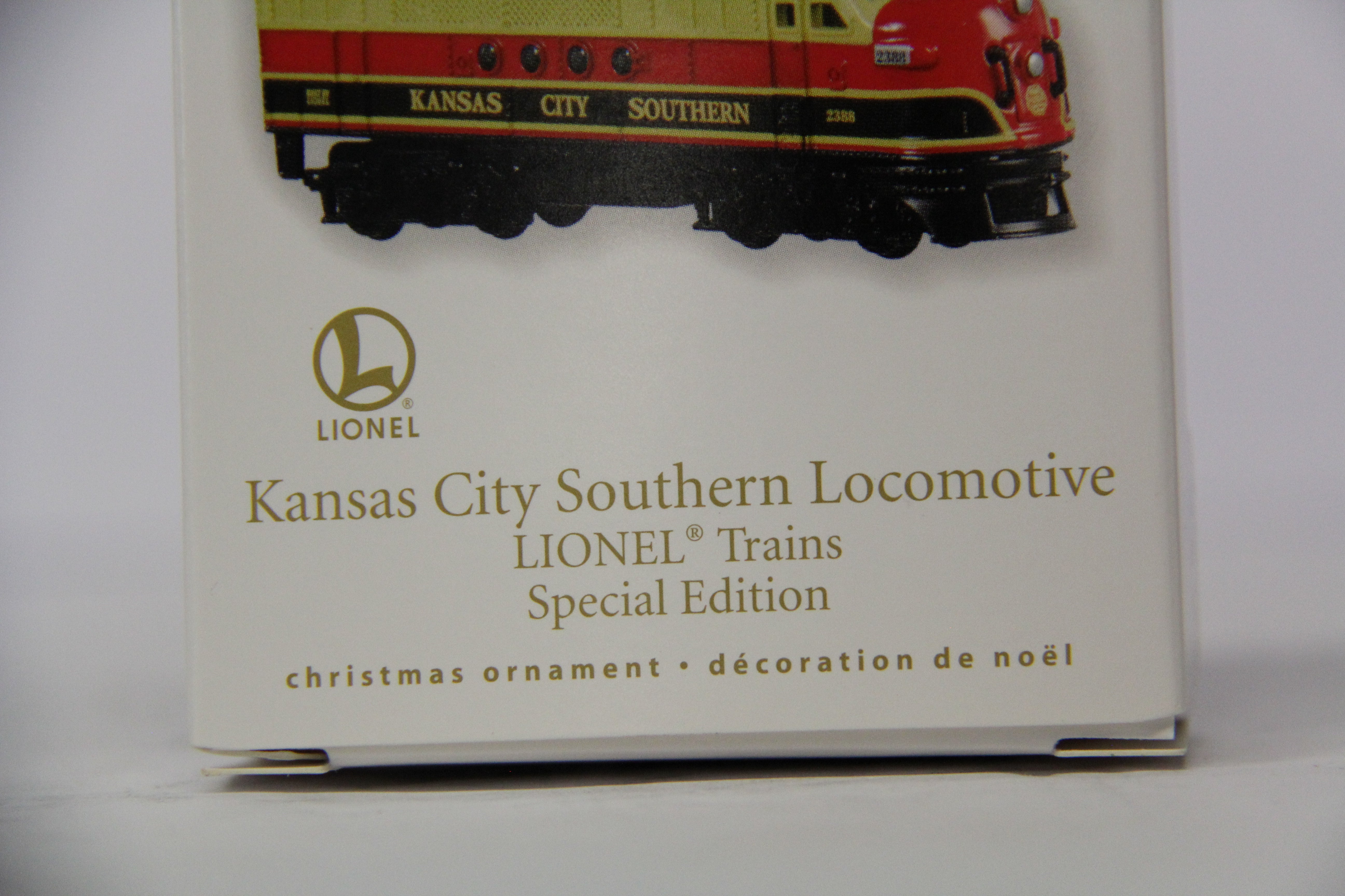 Hallmark Keepsake 2010 Kansas City Southern Locomotive Ornament-Second hand-M6809