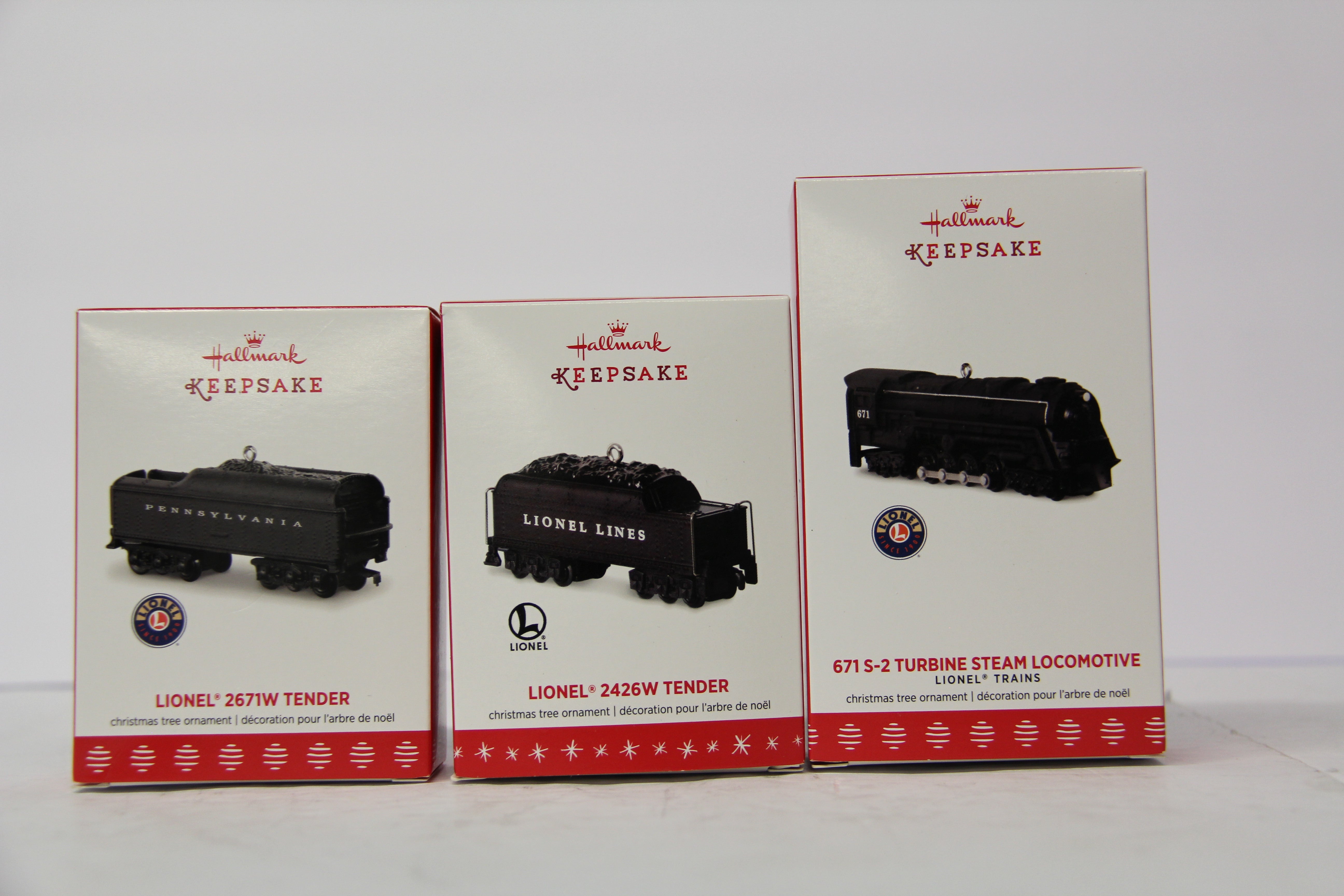 Hallmark Keepsake Set of 6 Various Ornament Lot #1-Second hand-M6810
