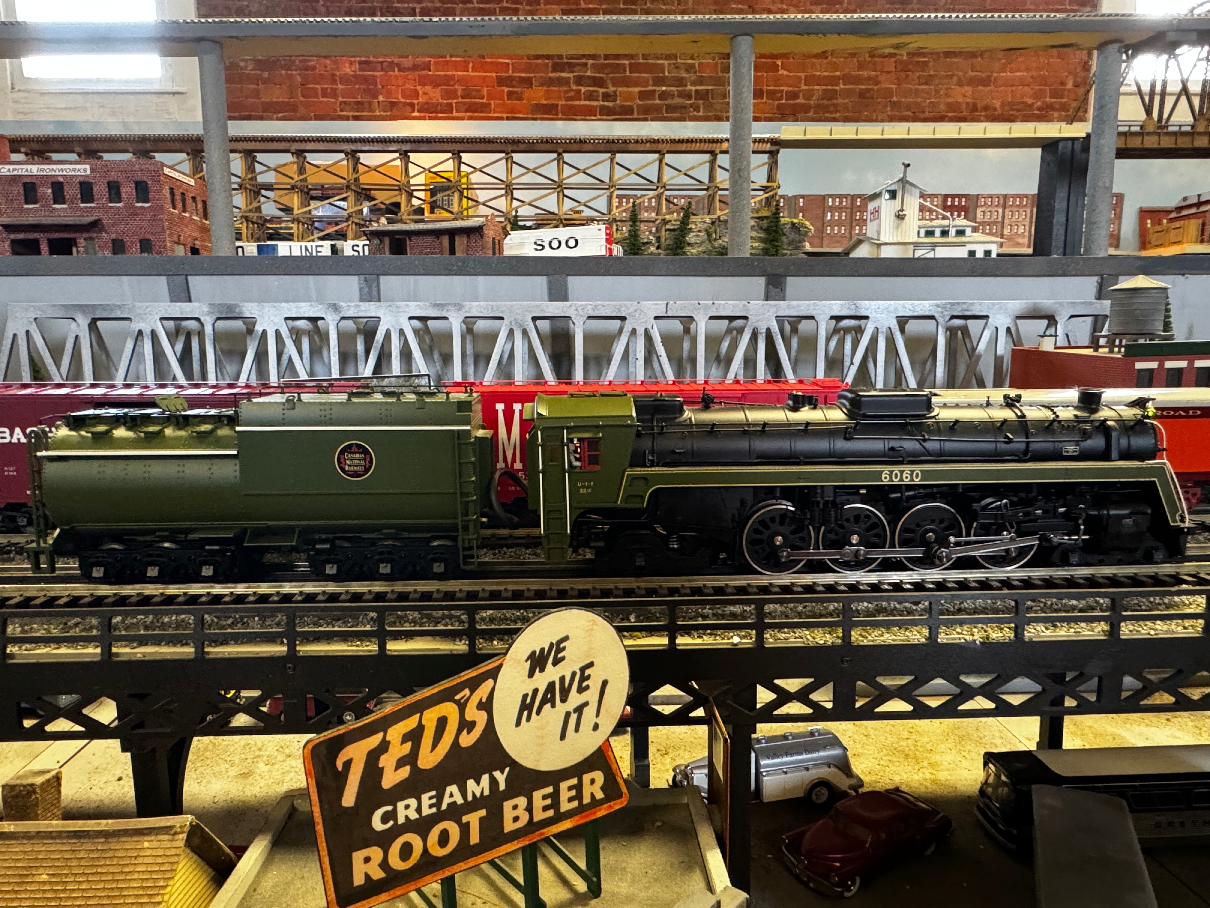 MTH 20-3057-1 Canadian National 4-8-4 U1F Mountain Steamer-Second hand-M3239