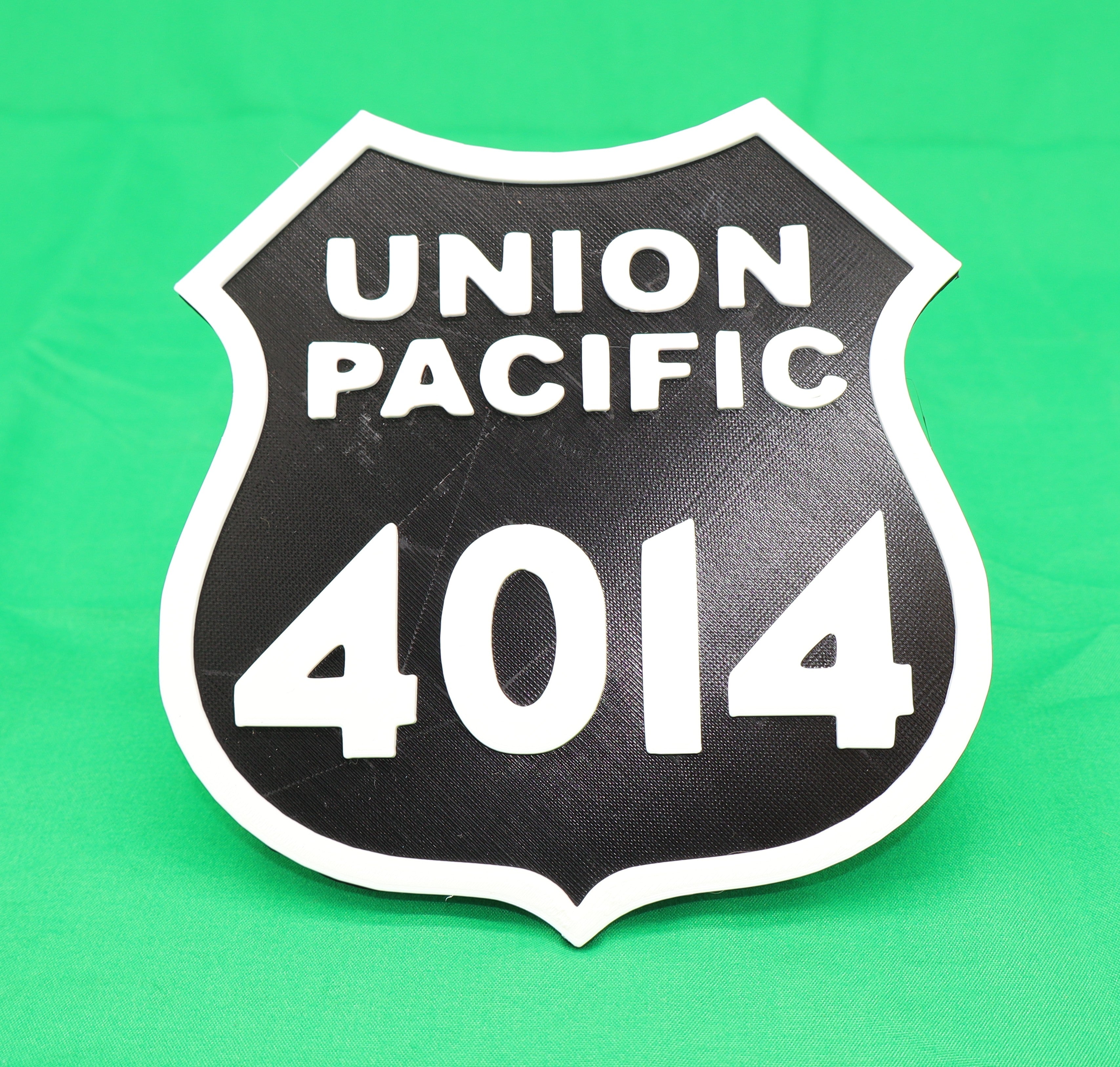 Trackside 3D #56 - 3D Printed Railroad Signs "Union Pacific" (4014)