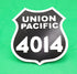 Trackside 3D #56 - 3D Printed Railroad Signs "Union Pacific" (4014)
