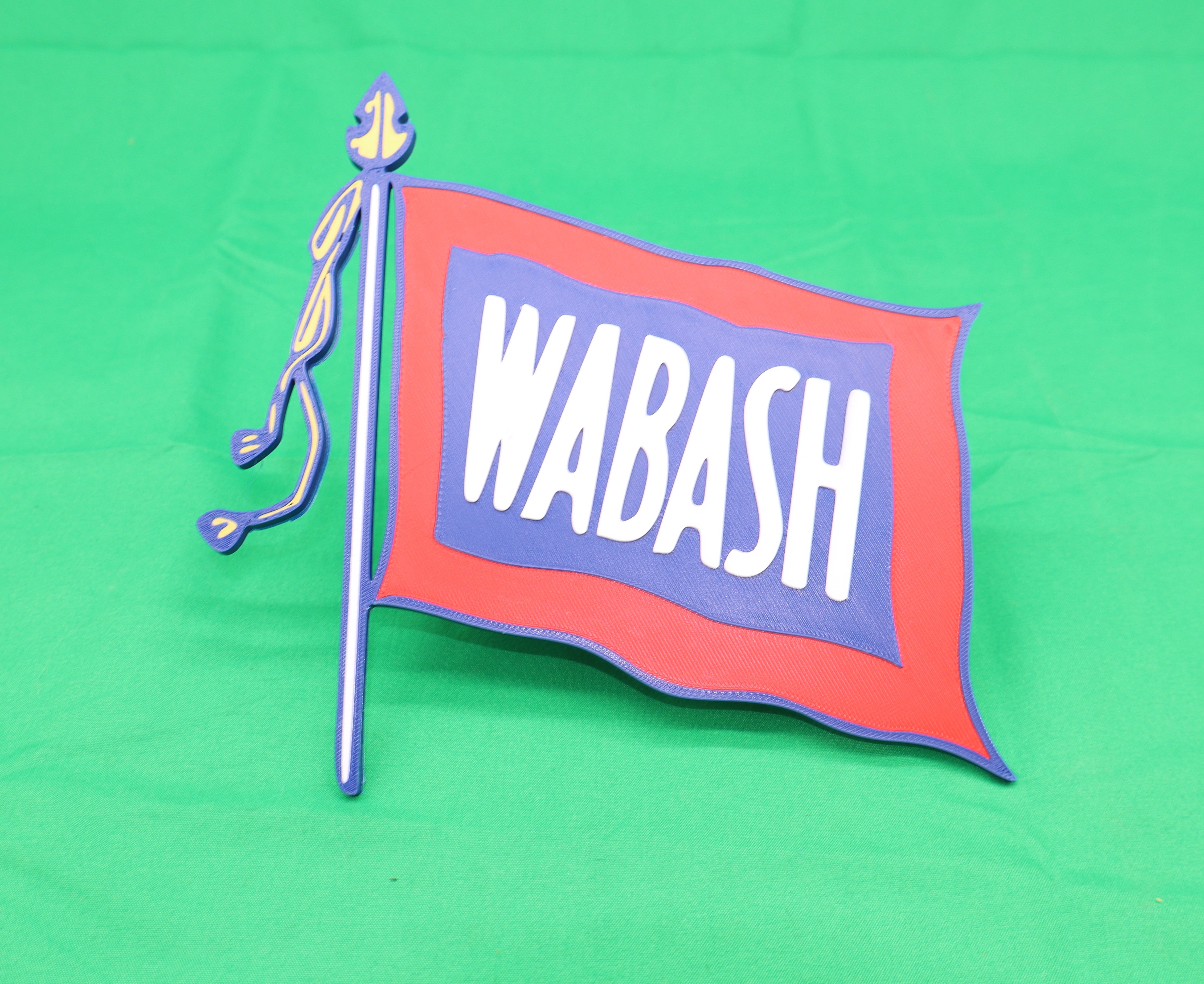Trackside 3D #55 - 3D Printed Railroad Signs "Wabash"