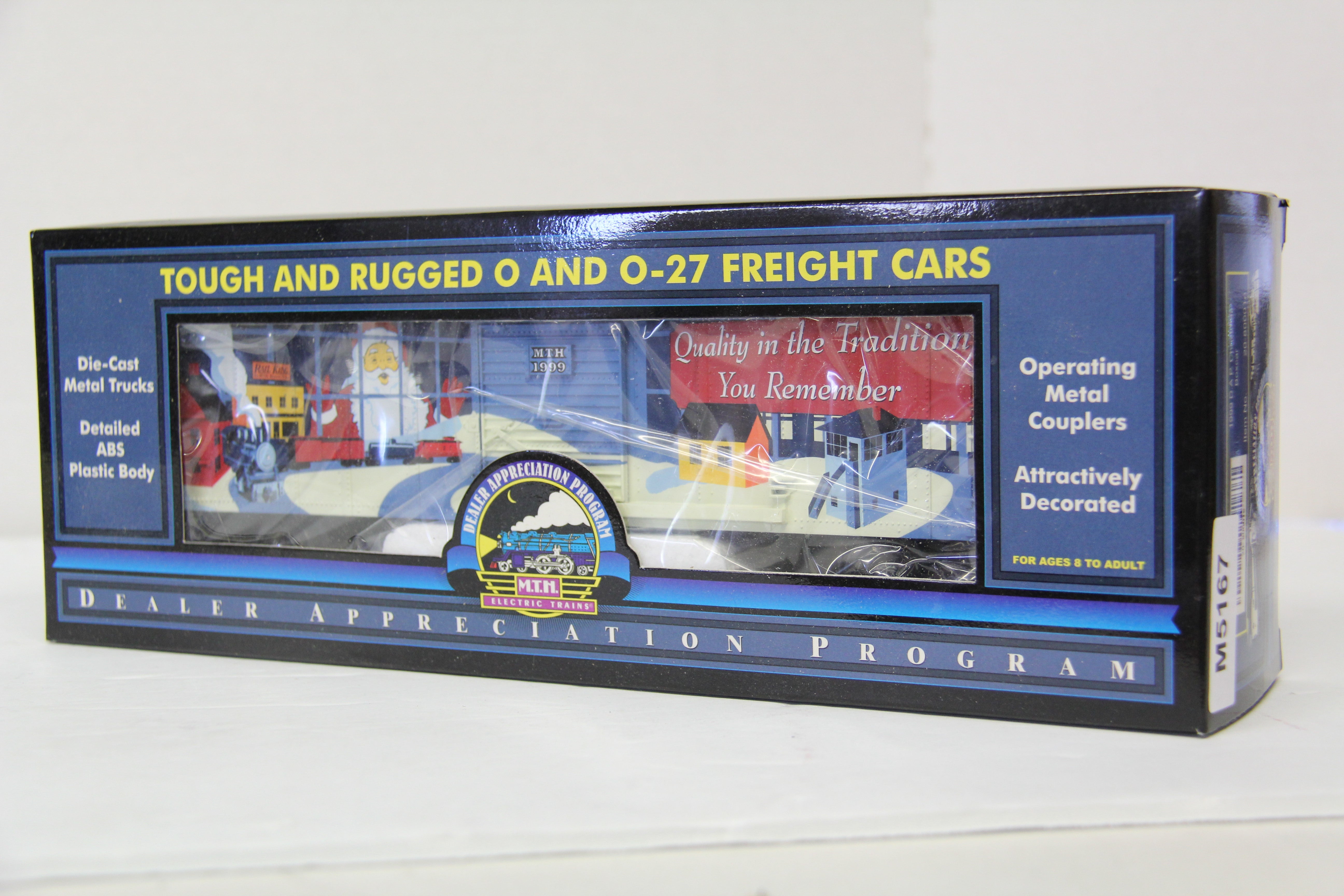 MTH 20-80001e -1999 D.A.P Christmas Boxcar-Second hand-M5167