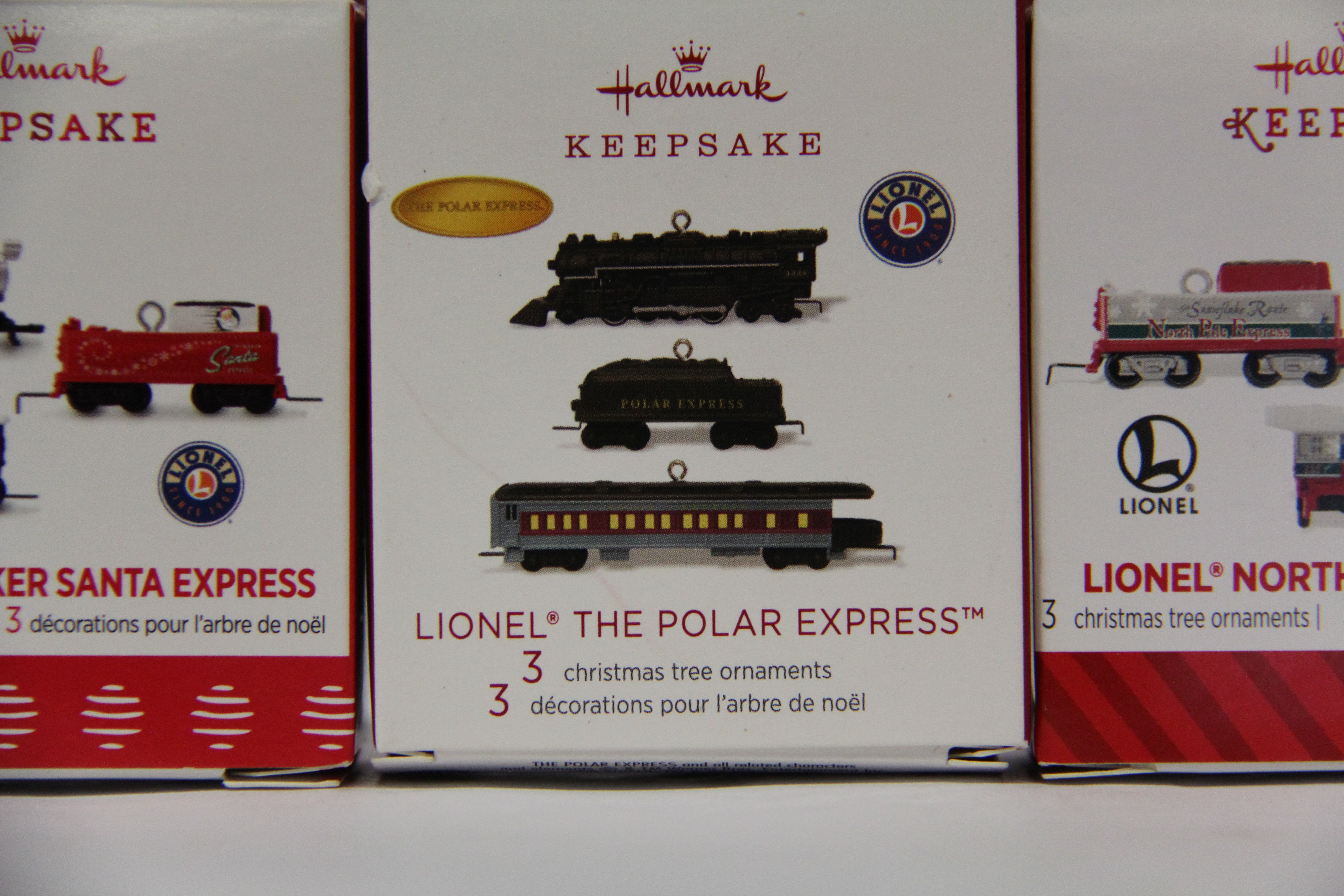Hallmark Keepsake Set of 3 Various  Mini Ornament Lot #5-Second hand-M6814