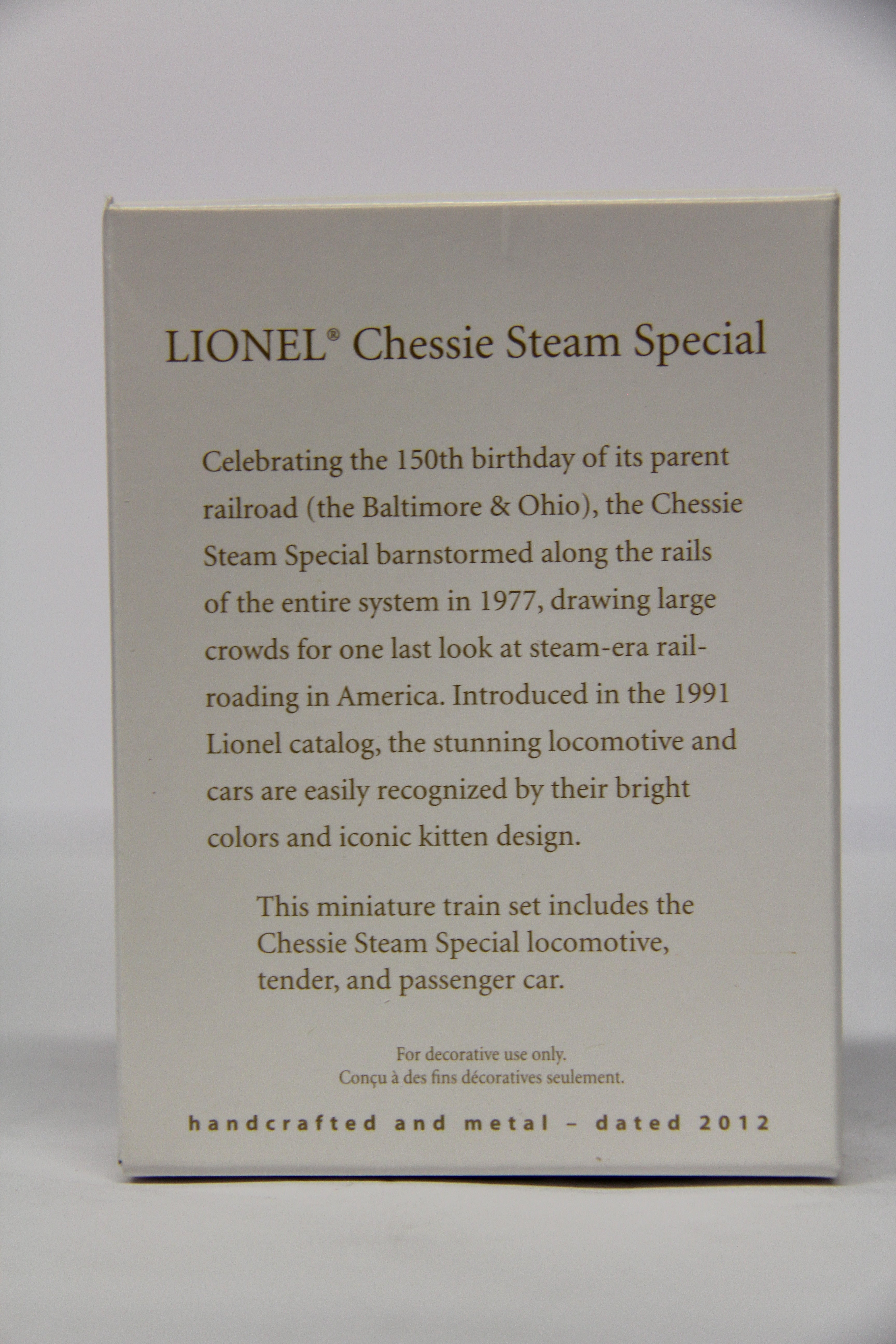 Hallmark Keepsake Mini Chessie Ornament -Second hand-M6815