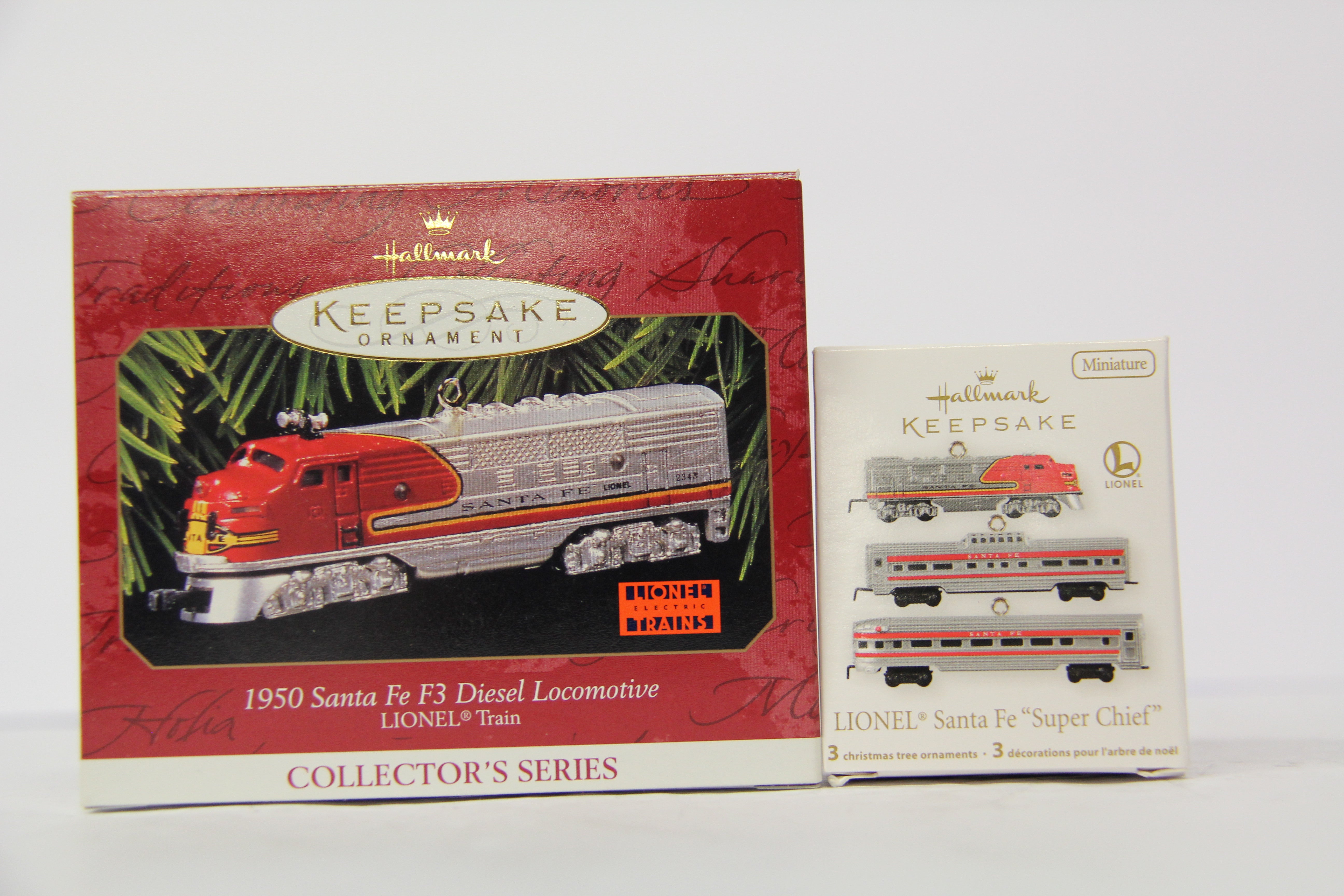 Hallmark Keepsake Santa Fe Regular and Mini Ornaments-Second hand-M6817