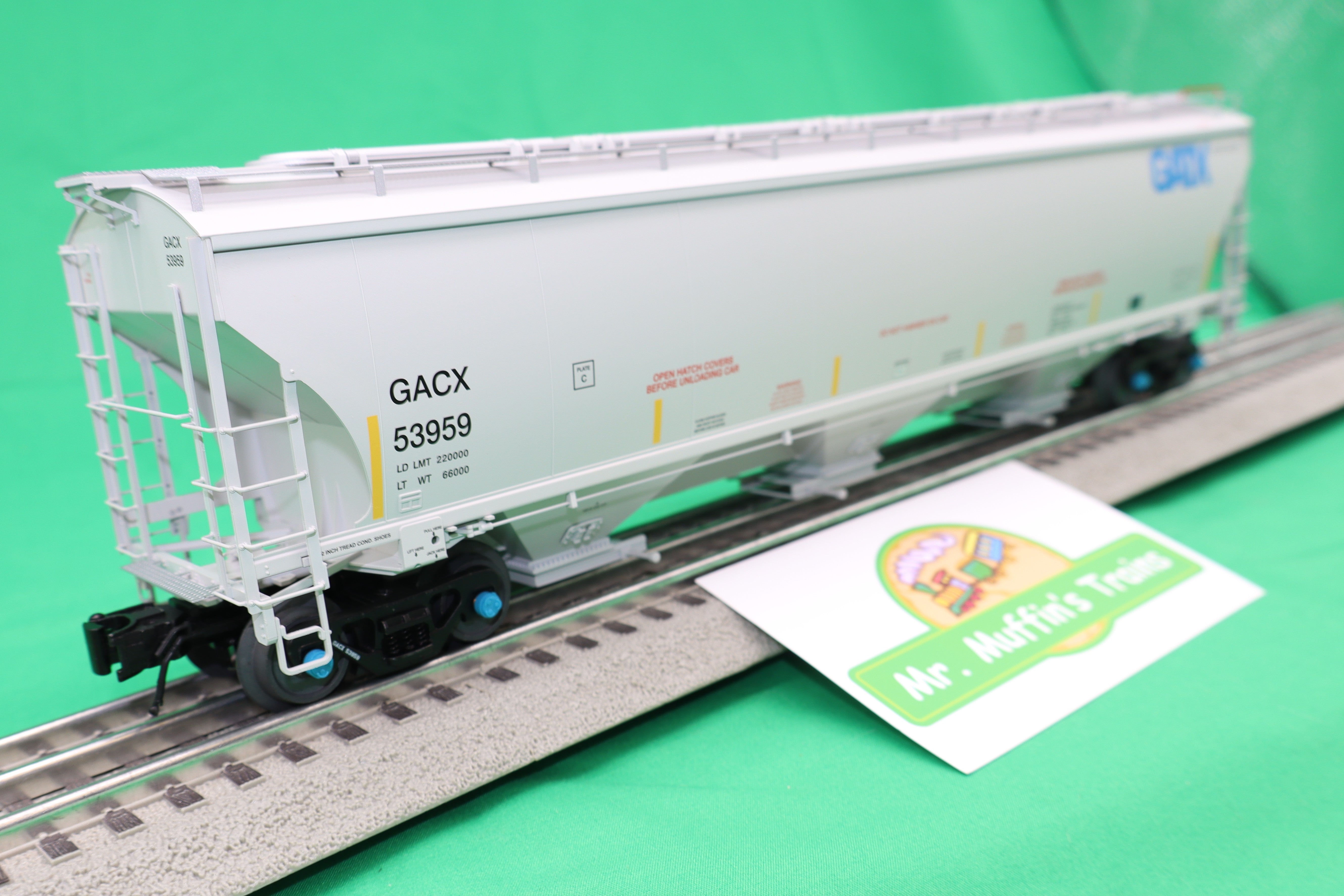 Atlas O 3001922 - Master - Trinity 5161 Covered Hopper Car "GACX" (GATX Blue Logo)
