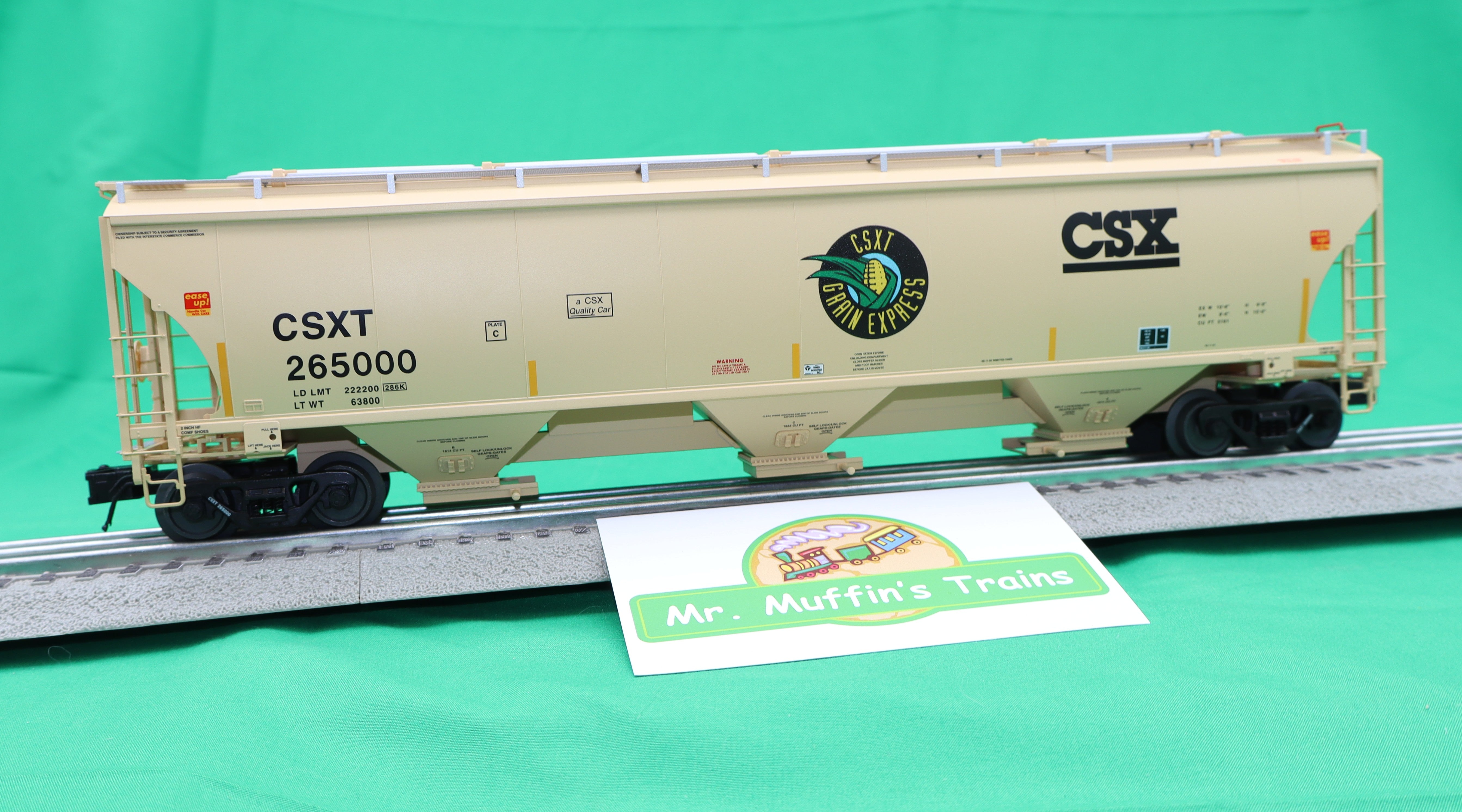 Atlas O 3001921 - Master - Trinity 5161 Covered Hopper Car "CSX" (Grain Express)
