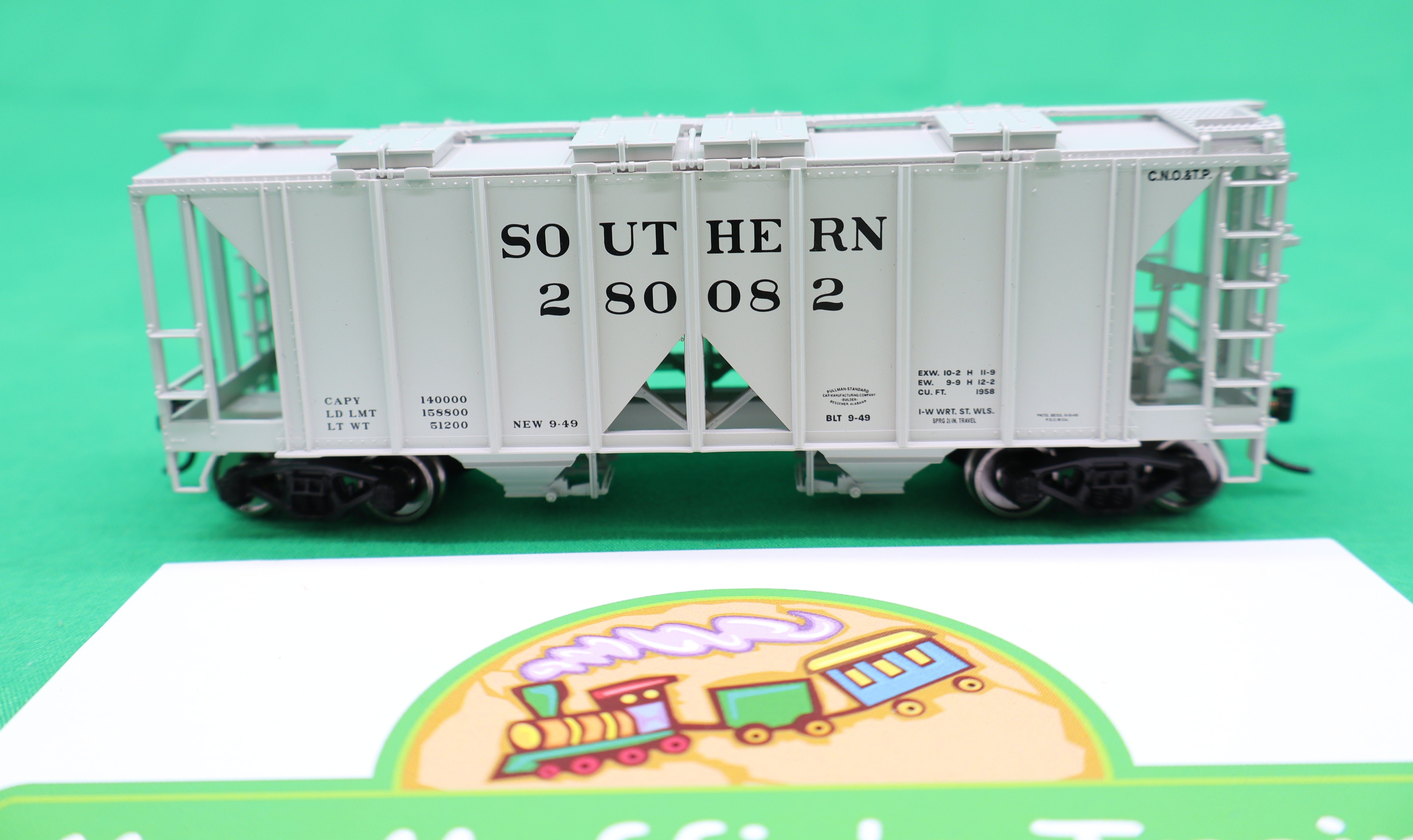 Walthers HO 910-49723 - Mainline - ACF 1958 Cu Ft Covered Hopper Car "Southern Railway" #280082