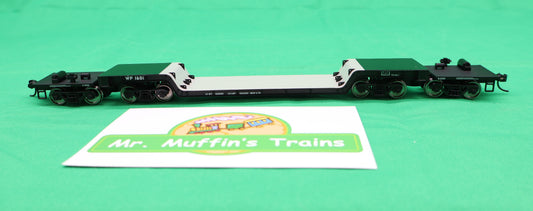 Walthers HO 910-50244 - Mainline - 81' 8-Axle Depressed Center Flatcar "Western Pacific" #1601