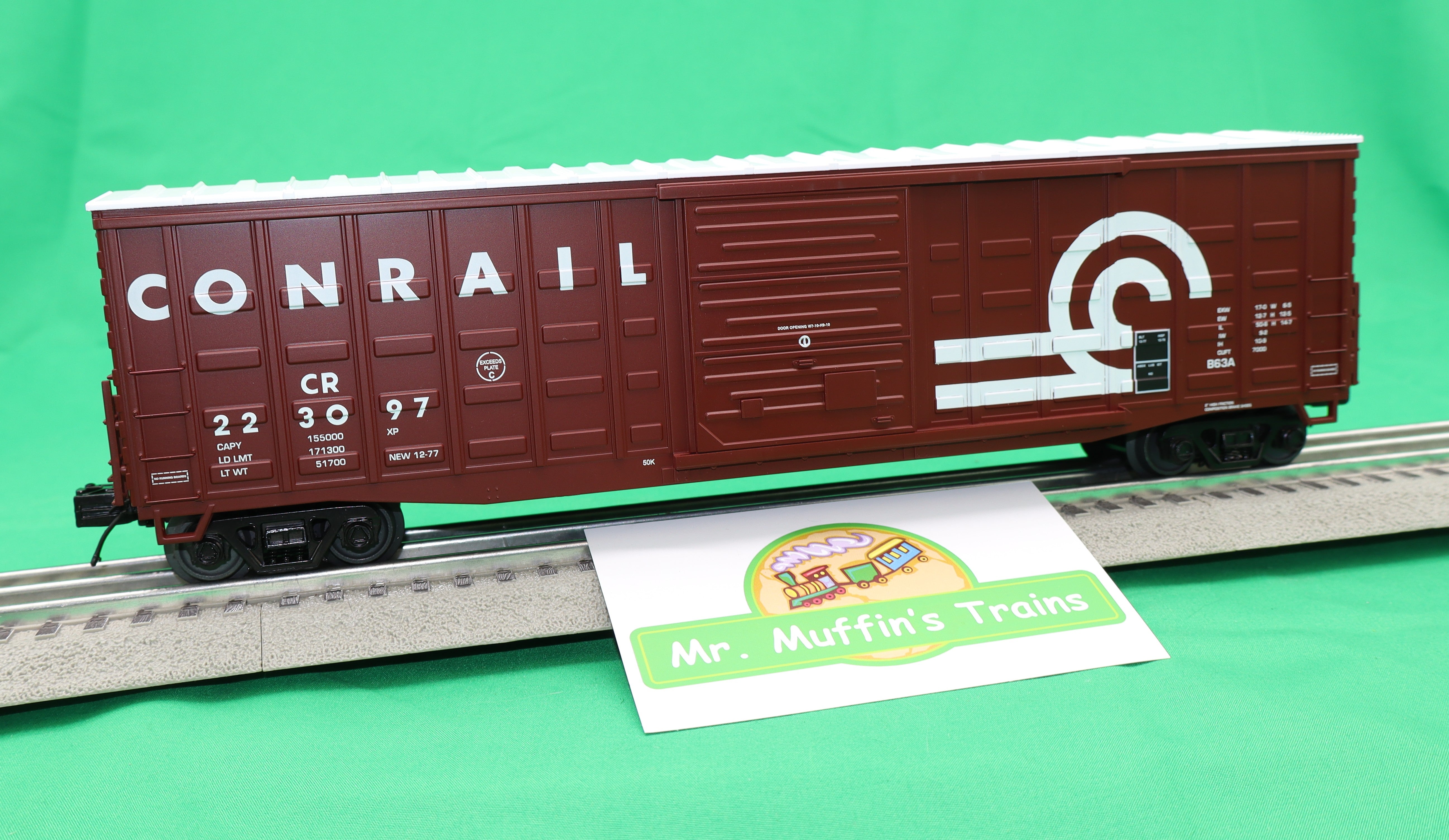 MTH 20-99479 - Premier - 50’ Waffle Box Car "Conrail"