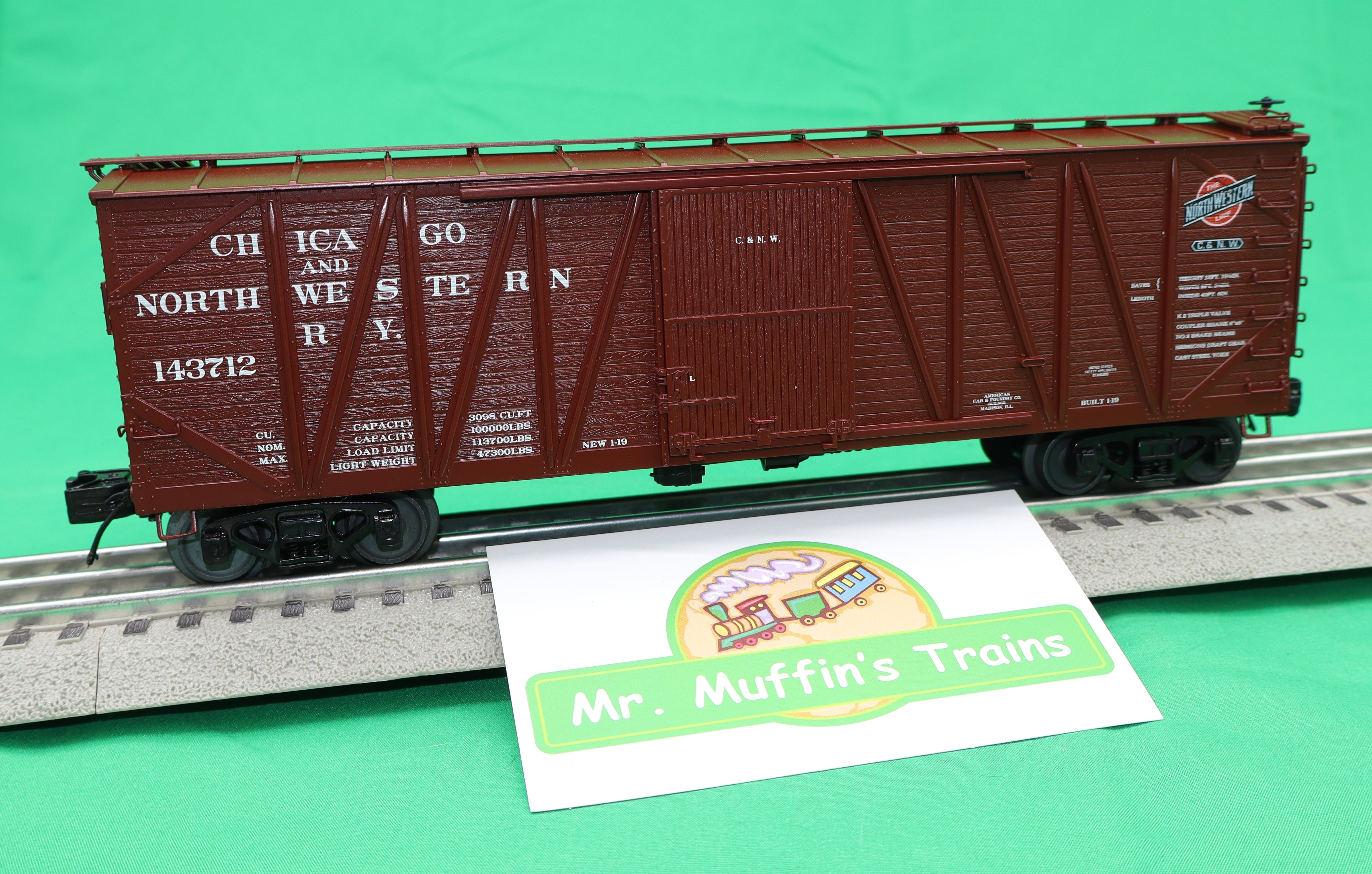 MTH 20-99452 - Premier - 40’ USRA Single Sheathed Box Car "Chicago & North Western"