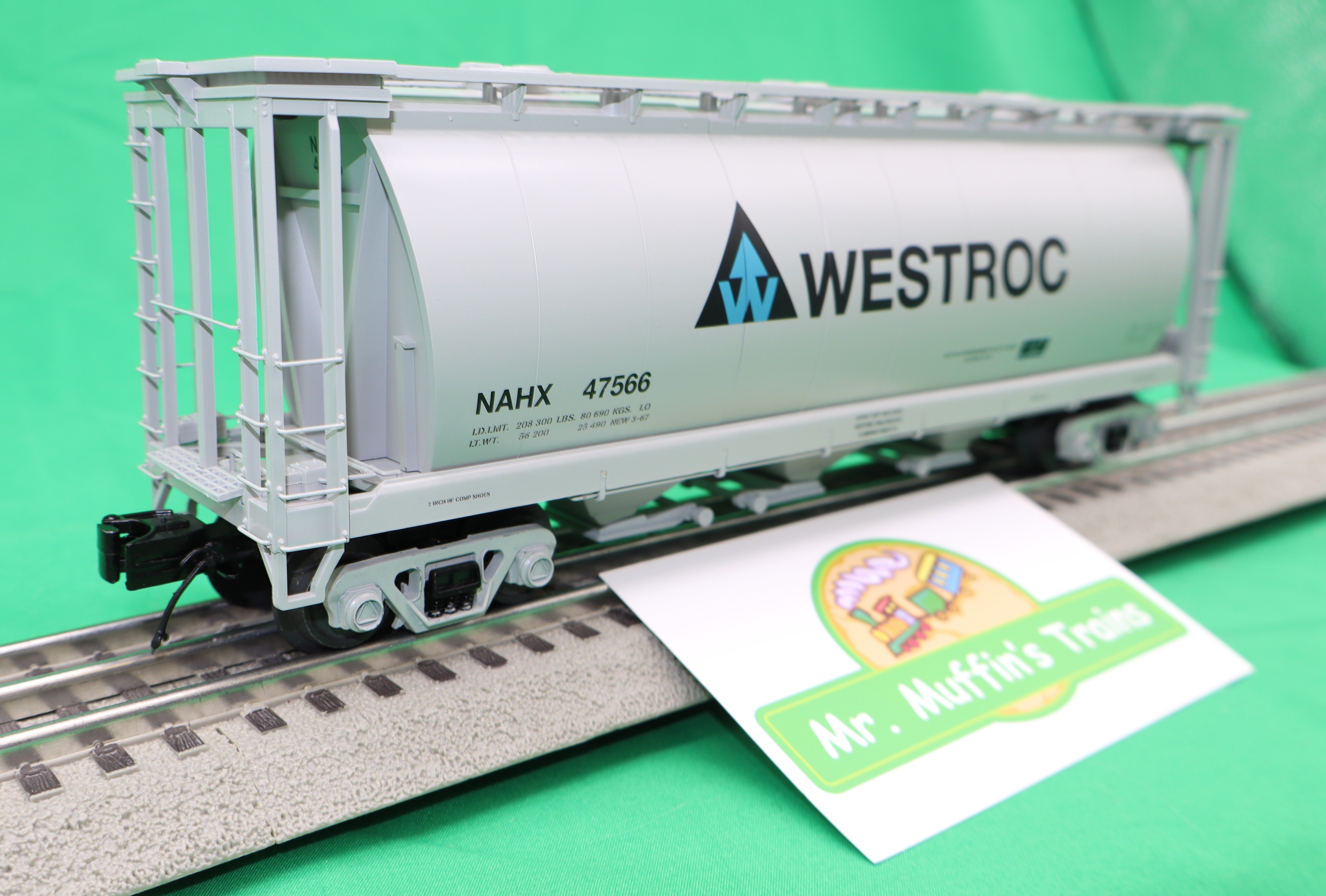 MTH 20-96872 - Premier - 3-Bay Cylindrical Hopper Car "Westroc"
