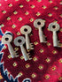 Southern Pacific Railroad Cast Iron Railroad Keys-Set of 5-Second hand-M6921