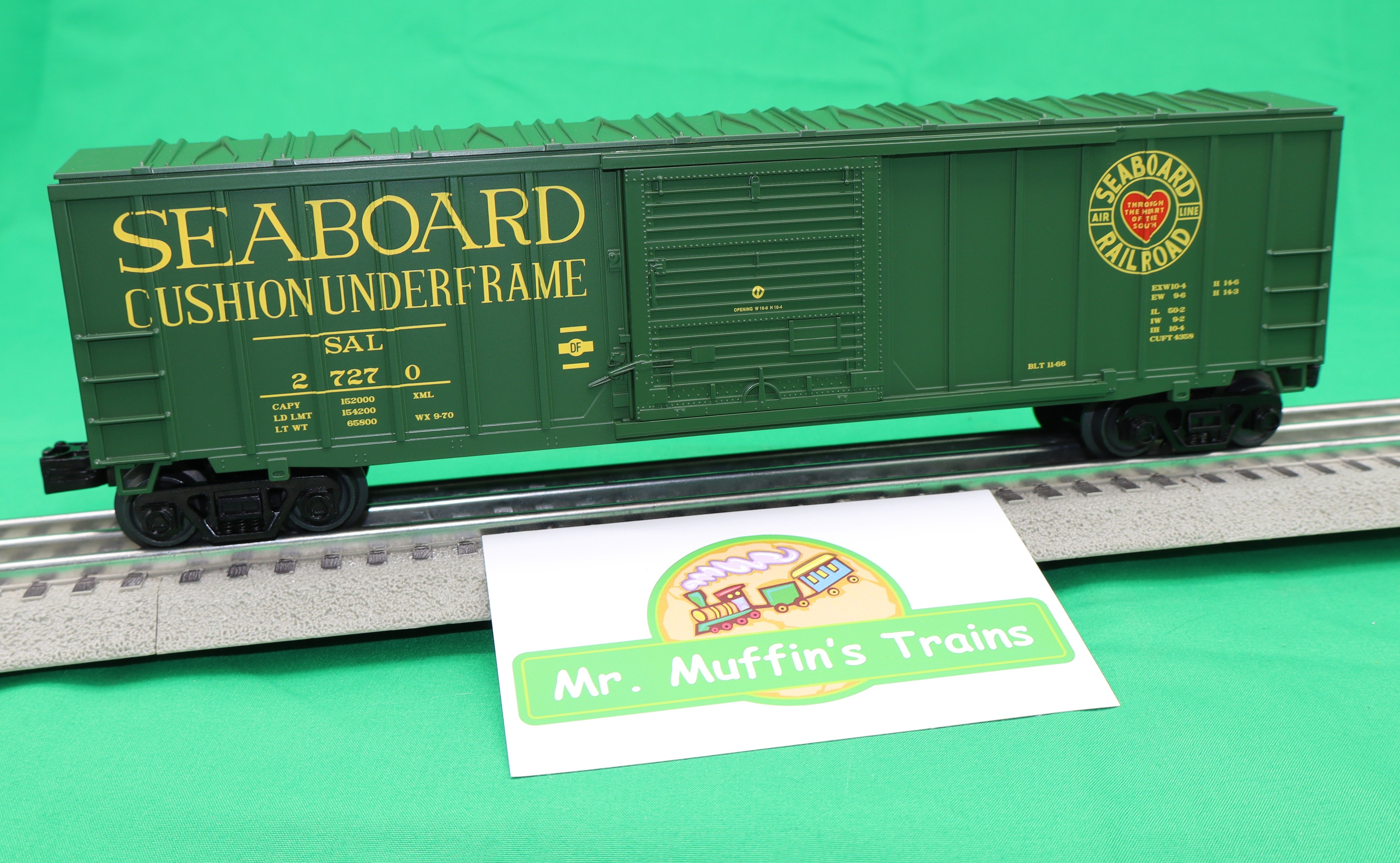 MTH 30-71292 - RailKing - 50’ Modern Box Car "Seaboard Air Line" #27270