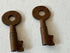 Baltimore & Ohio Railroad Cast Iron Railroad Keys-Set of 2-Second hand-M6923