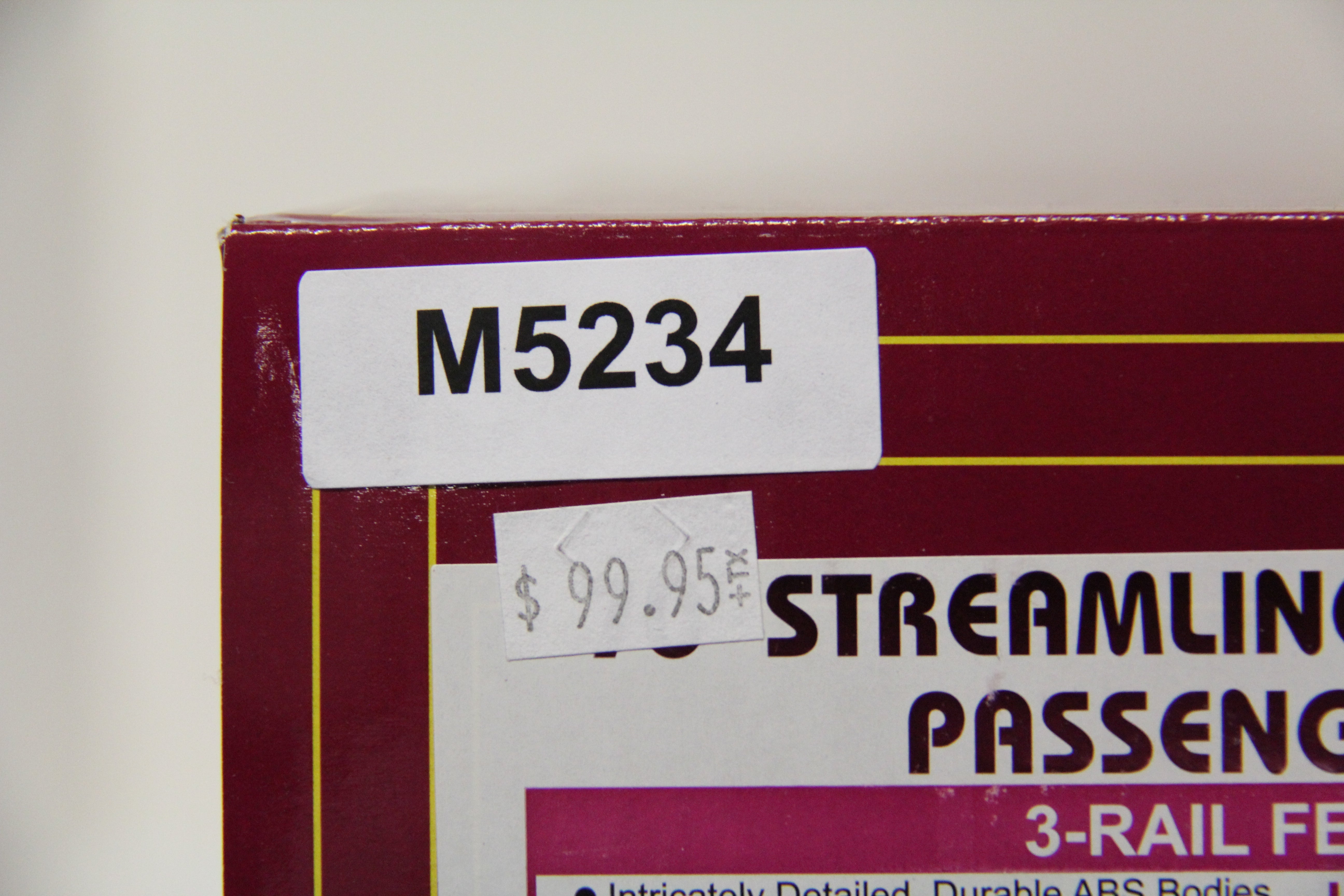 MTH 20-64089 Union Pacific (#5769) 70' Streamlined Baggage Passenger Car (Smooth)-Second hand-M5234