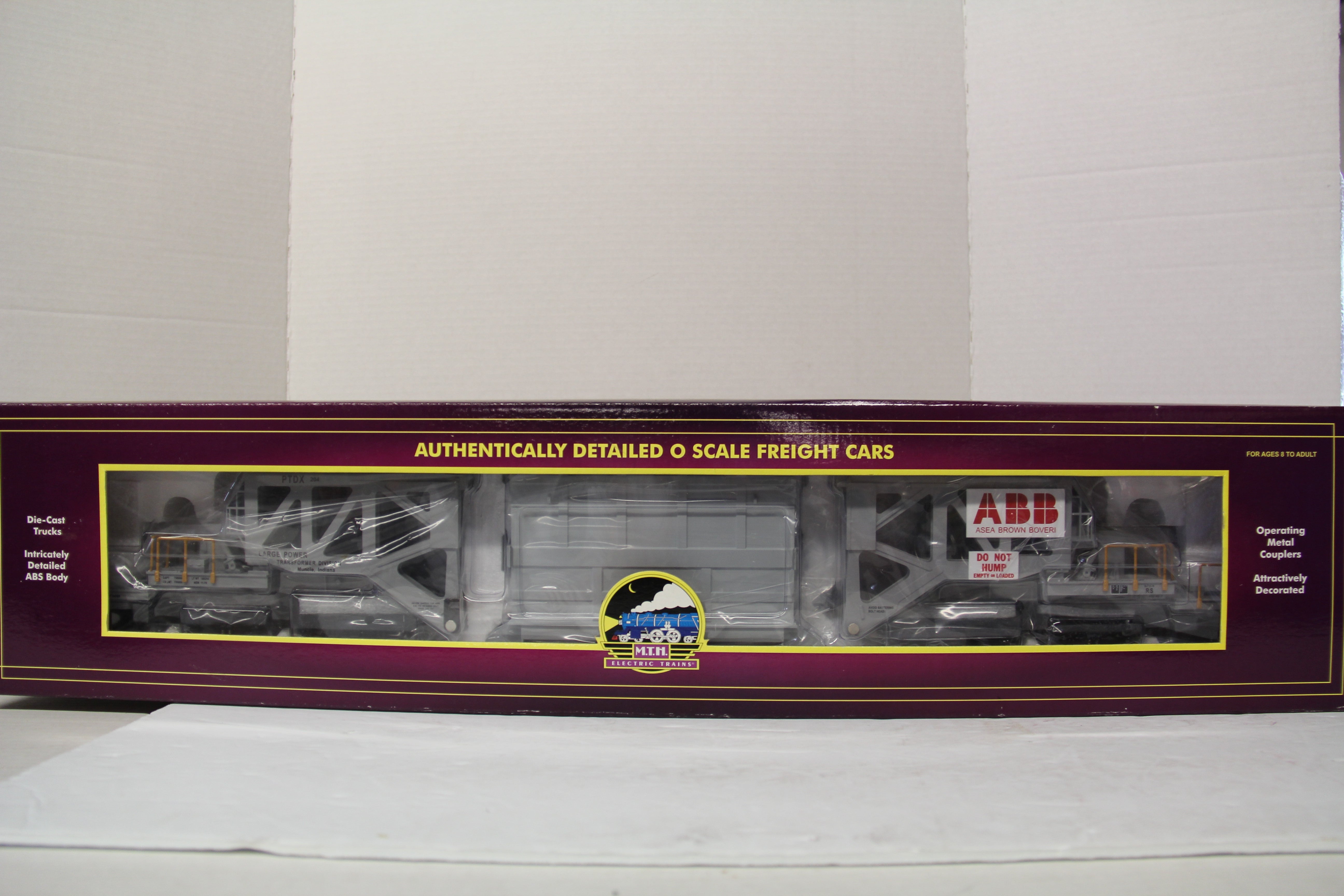 MTH 20-98291 ABB #204 Schnabel Flatcar-Second hand-M5235