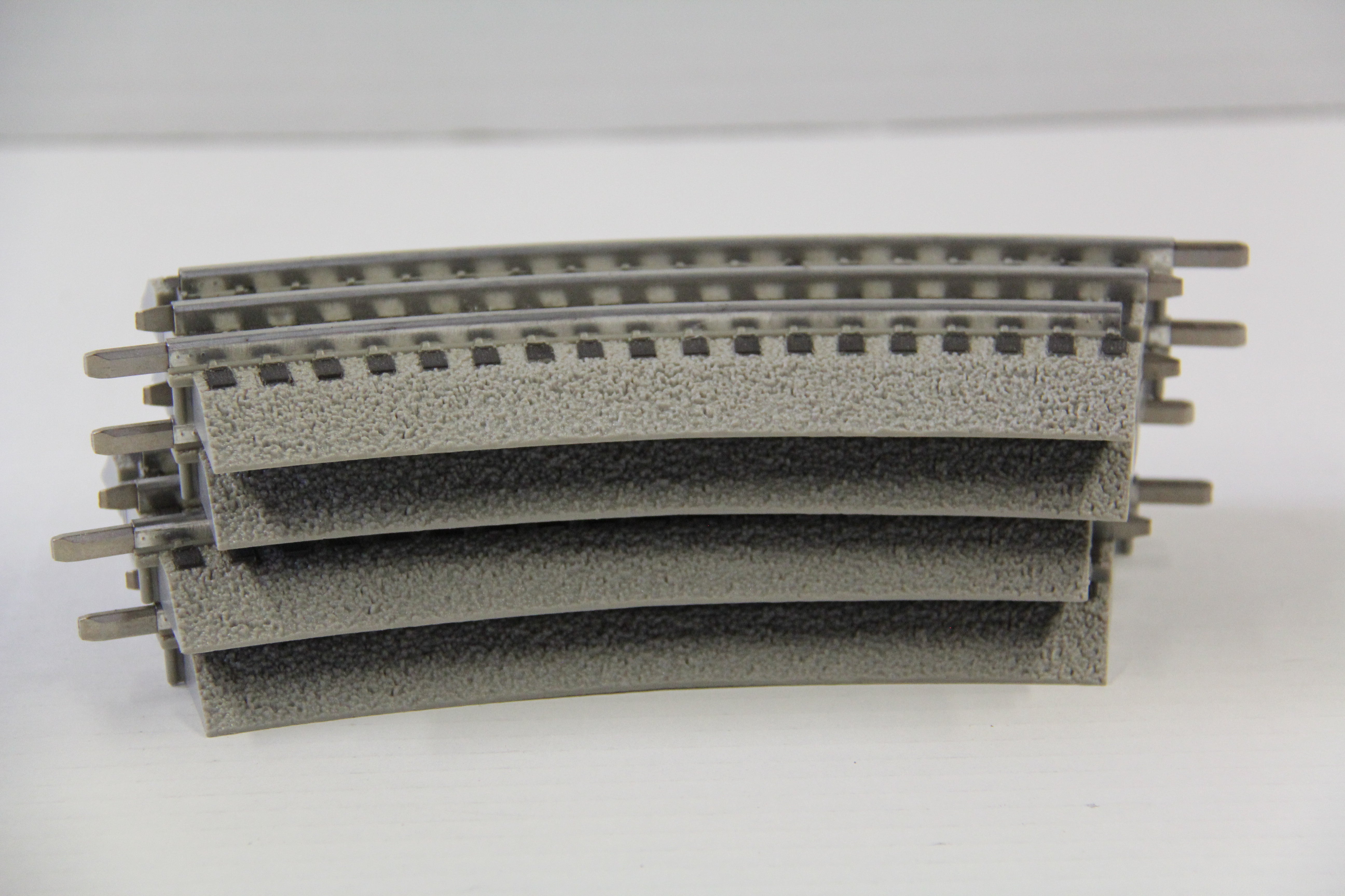 Lionel FasTrack 036 Half Curve Set of 4-Second hand-M6829
