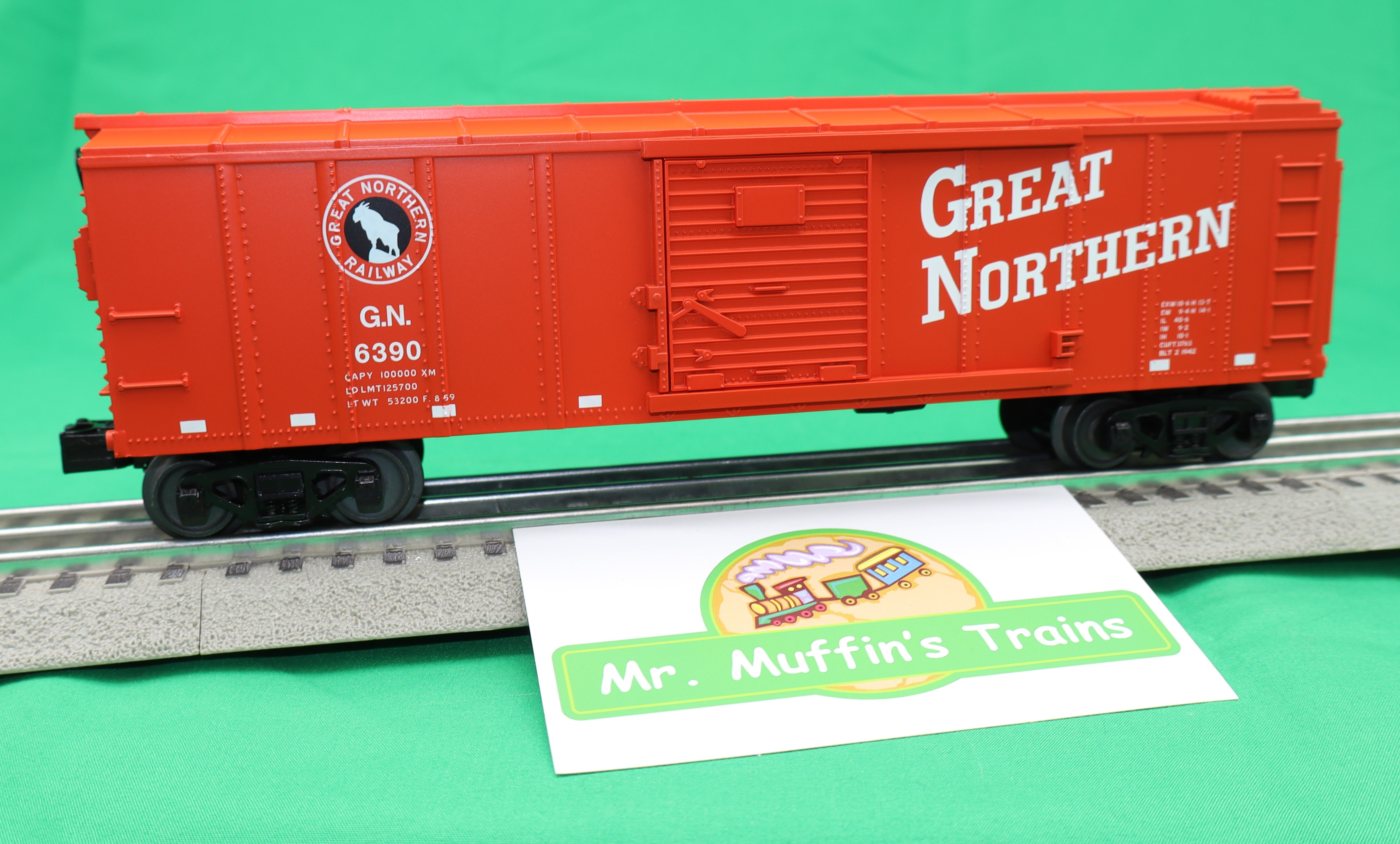 MTH 30-71253 - RailKing - 40' Box Car "Great Northern" #6390