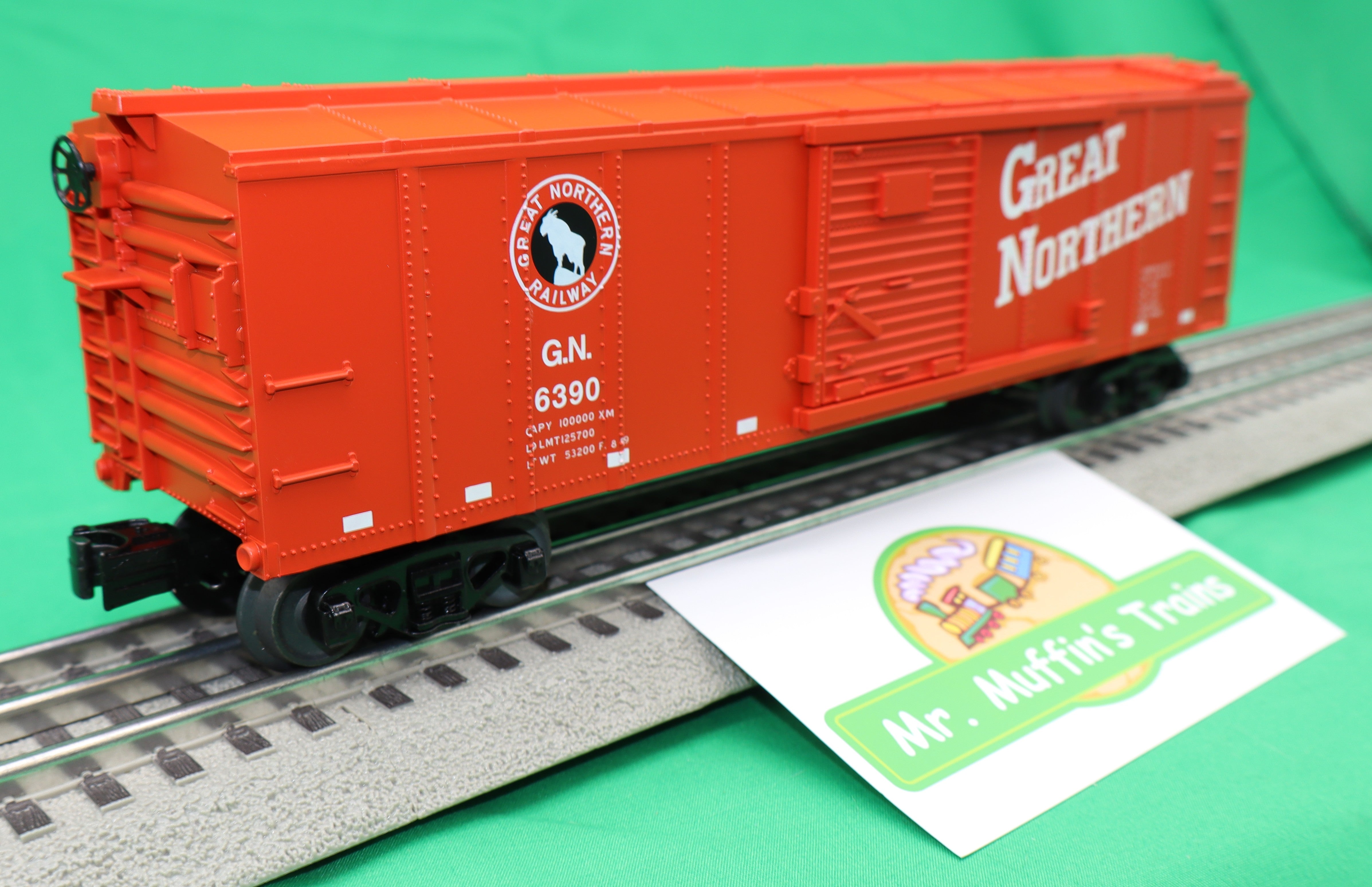 MTH 30-71253 - RailKing - 40' Box Car "Great Northern" #6390