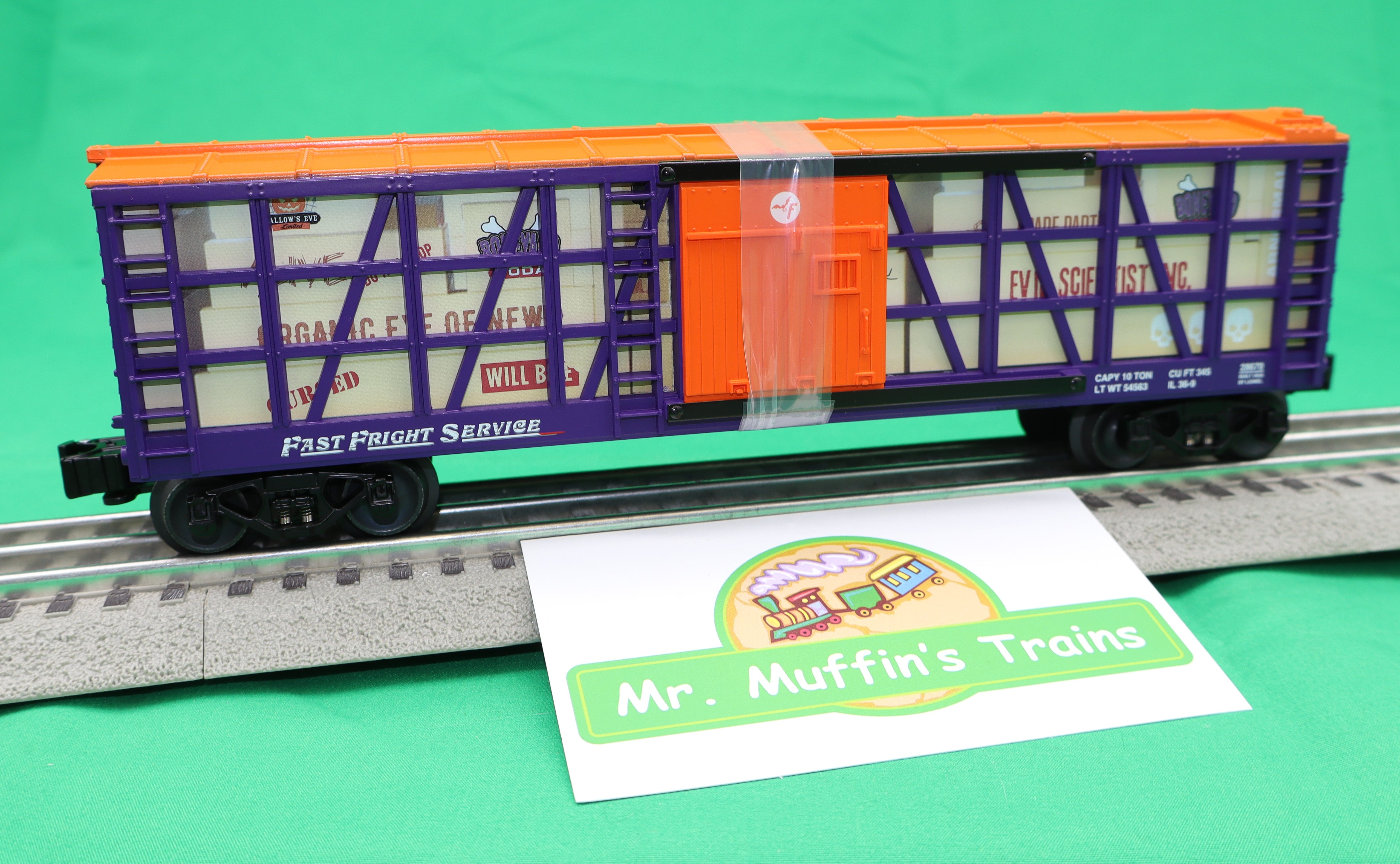 Lionel 2628670 - Halloween - Transport Stock Car "Fast Fright Service"