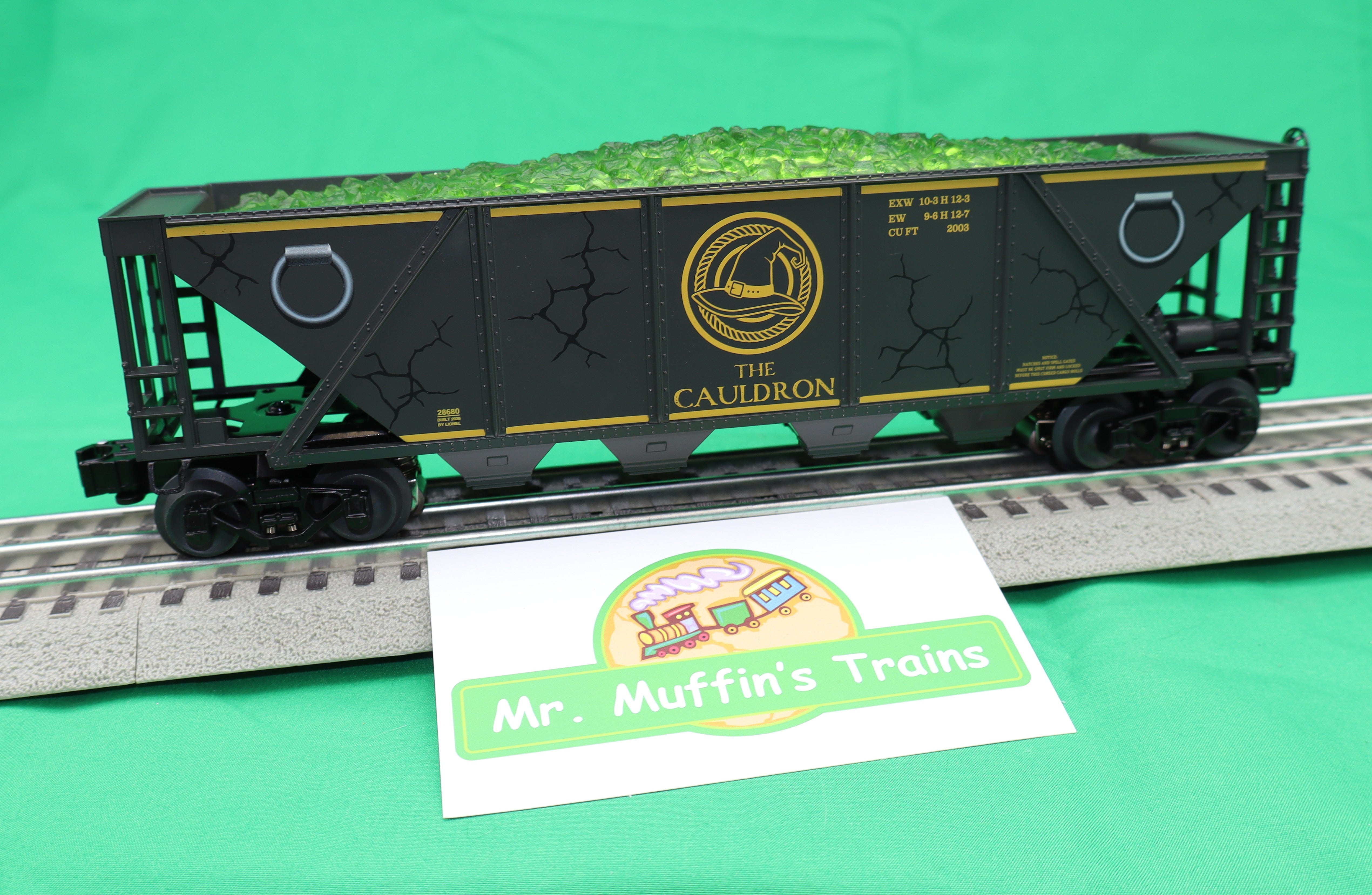 Lionel 2628680 - Illuminated Halloween Hopper Car "The Cauldron"