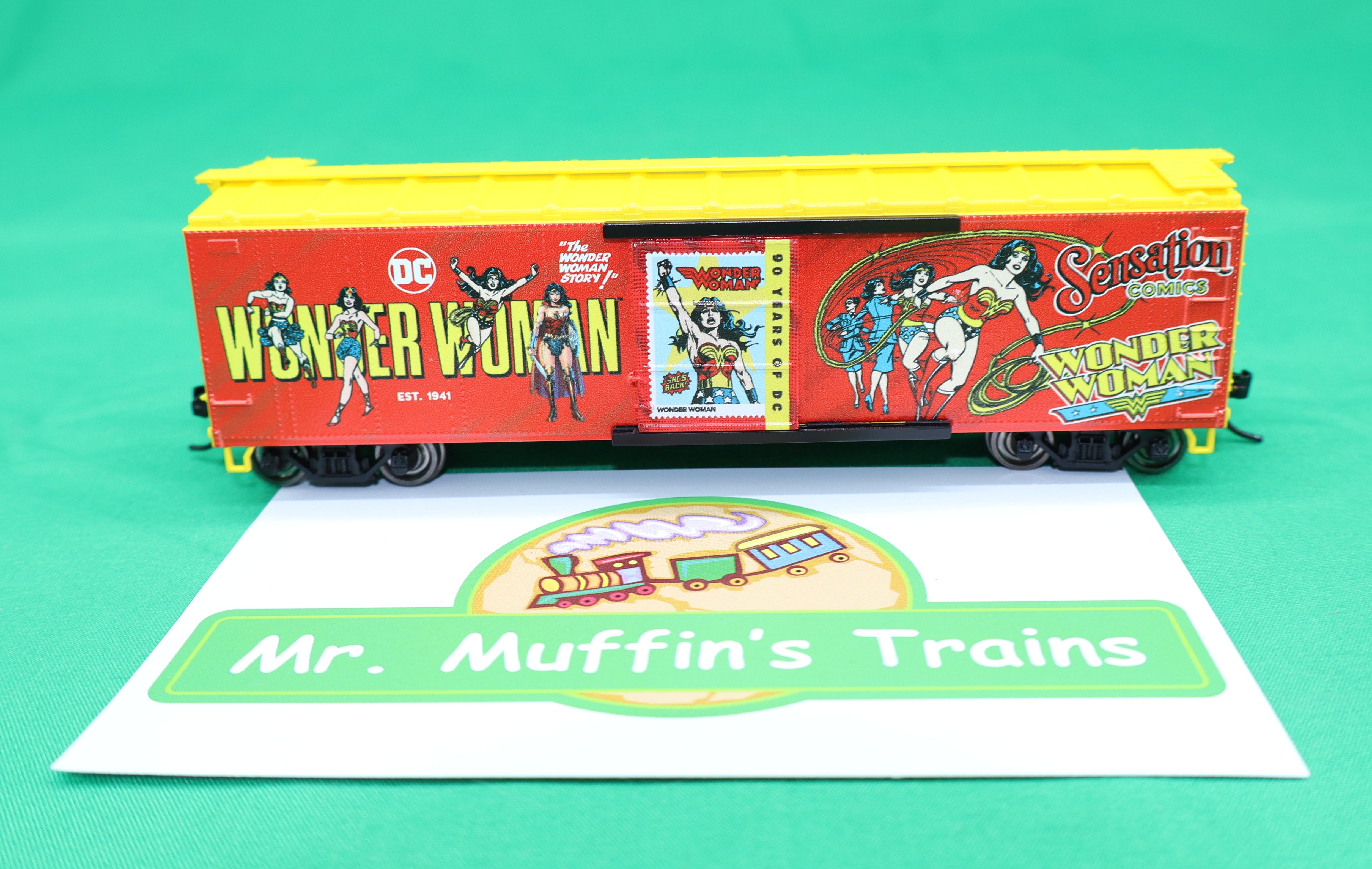 Lionel HO 2554510 -DC Comics - 90th Anniversary - Boxcar "Wonder Woman"