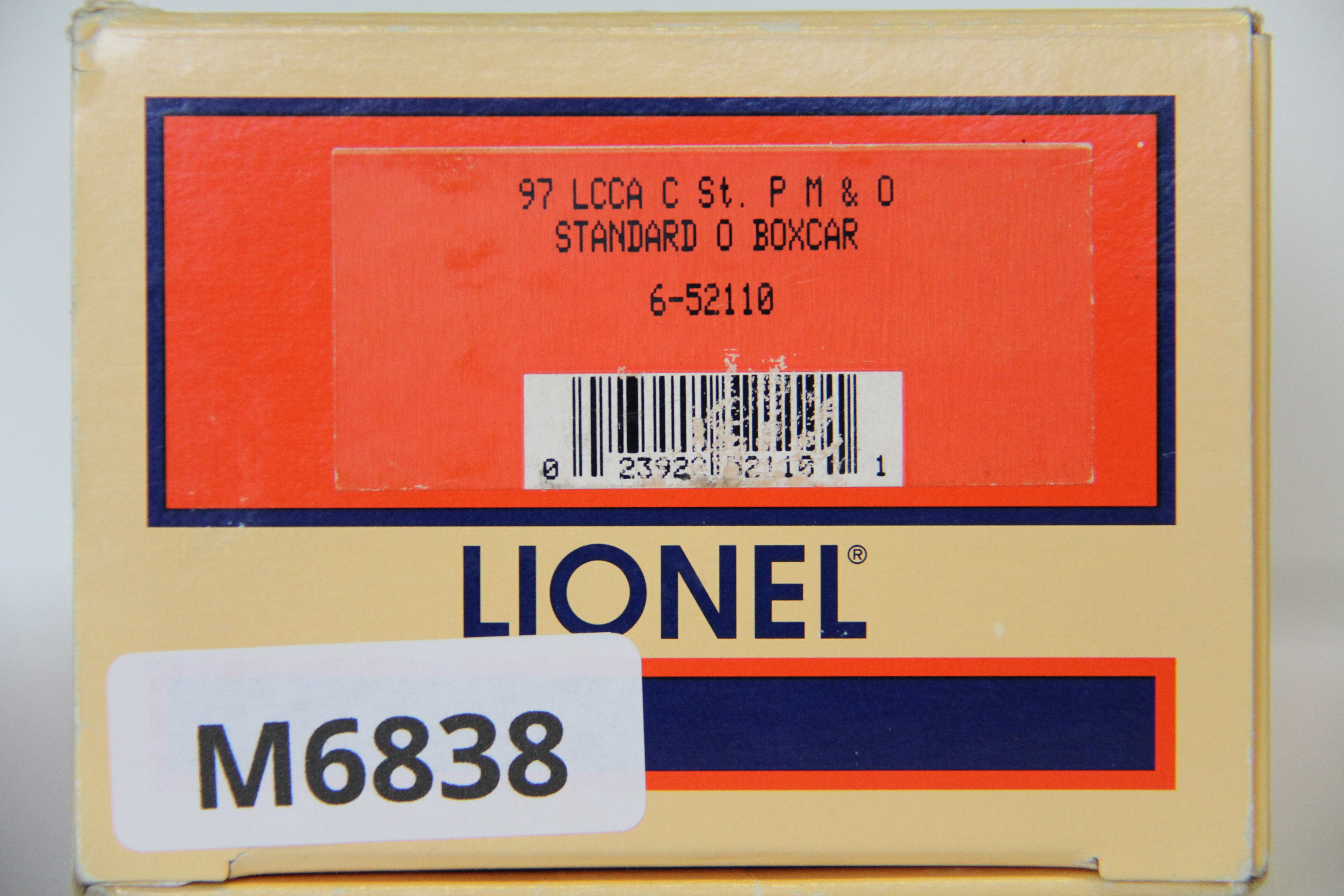 Lionel 6-52110 1997 LCCA C St. P M & O Standard O Boxcar-Second hand-M6838