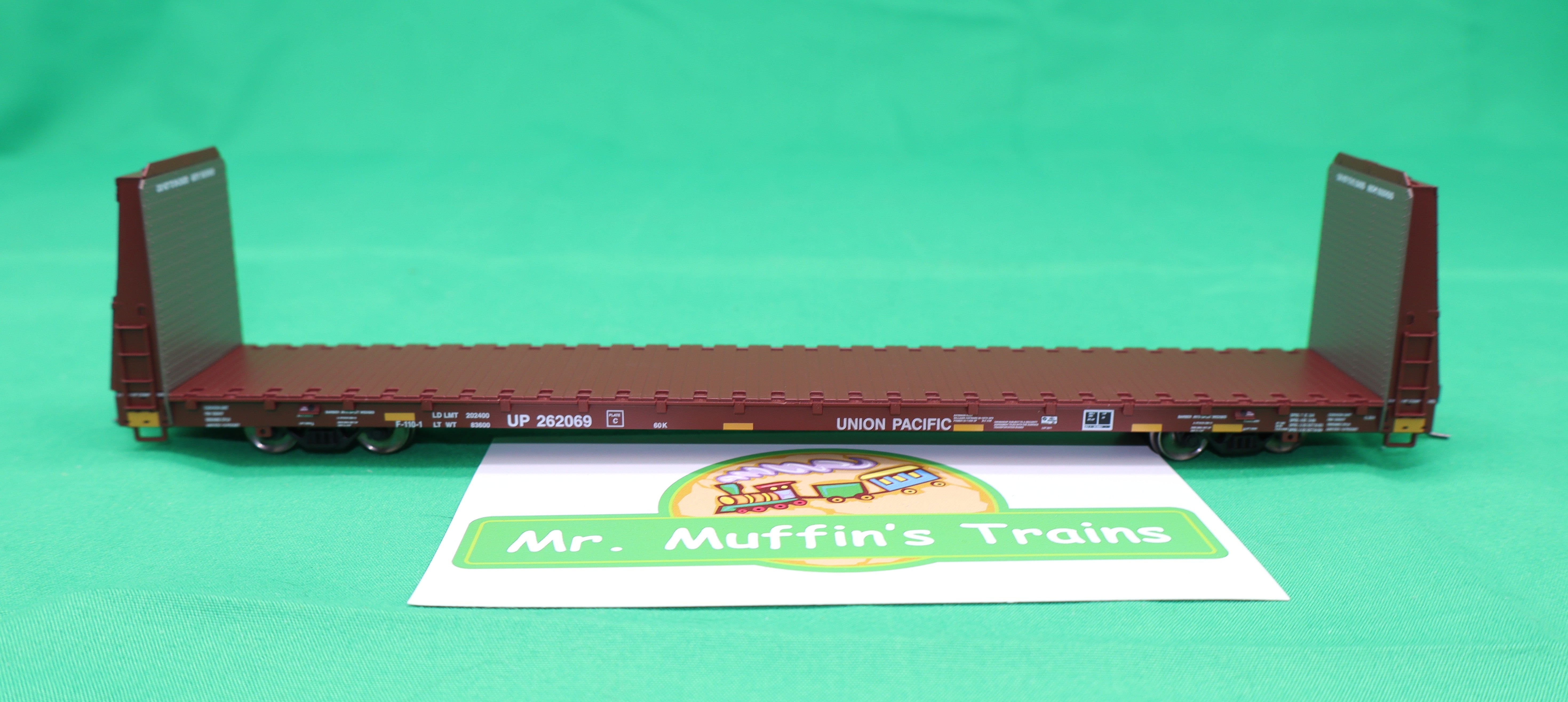 Atlas HO 20007959 - Trainman - Bulkhead Flat Car "Union Pacific" #262069