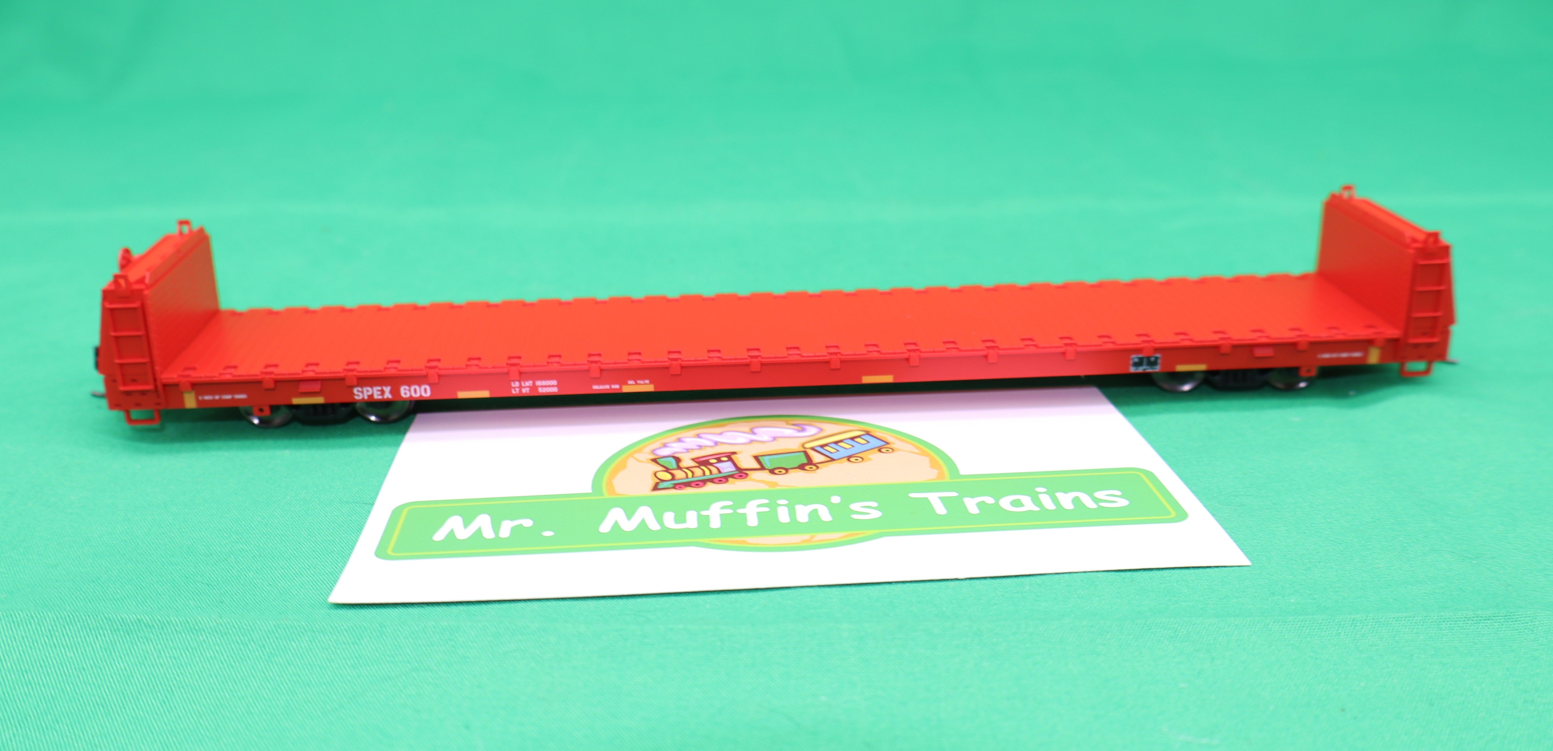 Atlas HO 20007965 - Trainman - Short Bulkhead Flat Car "Southern Parts & Equipment" #600