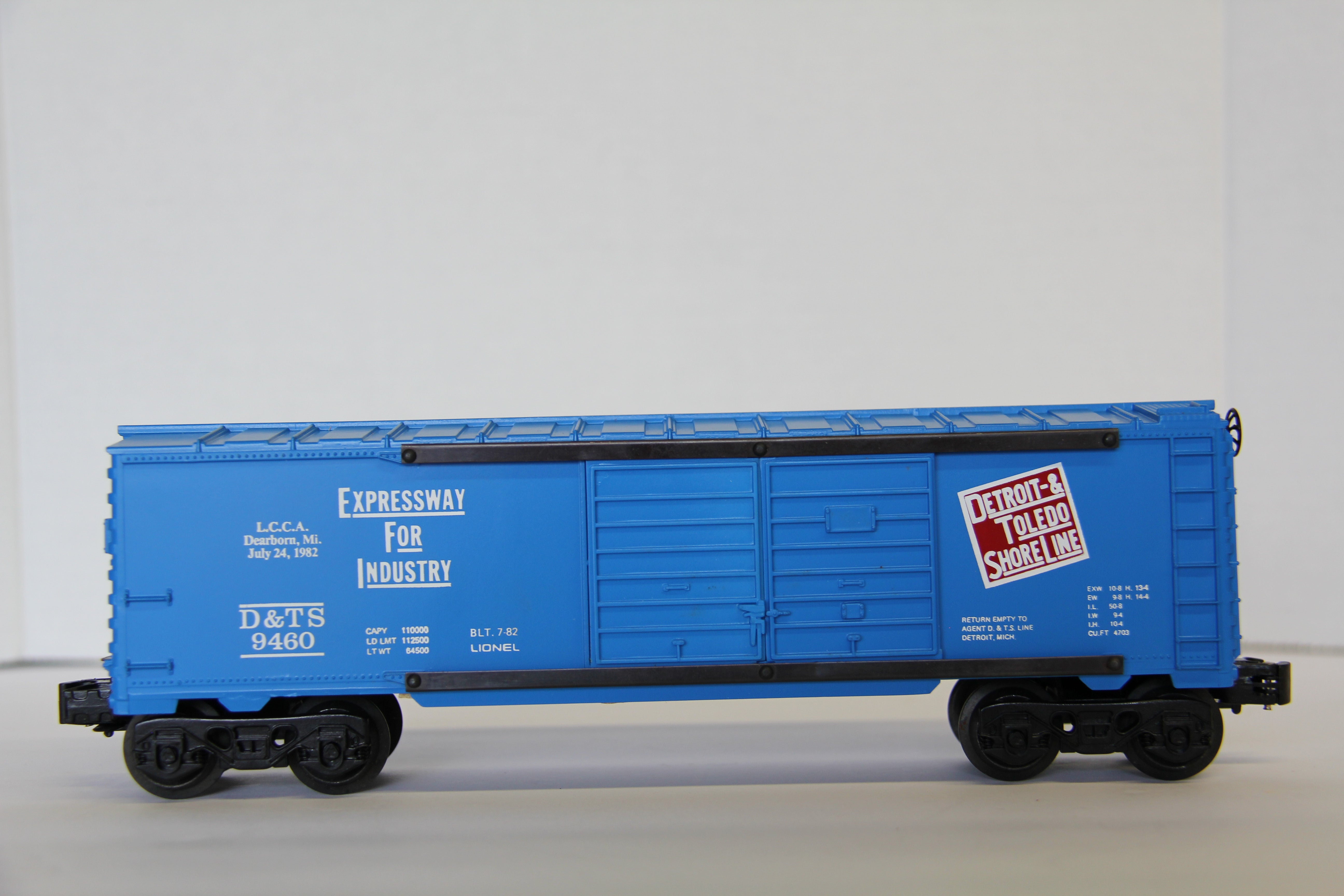 Lionel 6-9460 LCCA D&TS #9460 Double Door Box Car-Second hand-M6843
